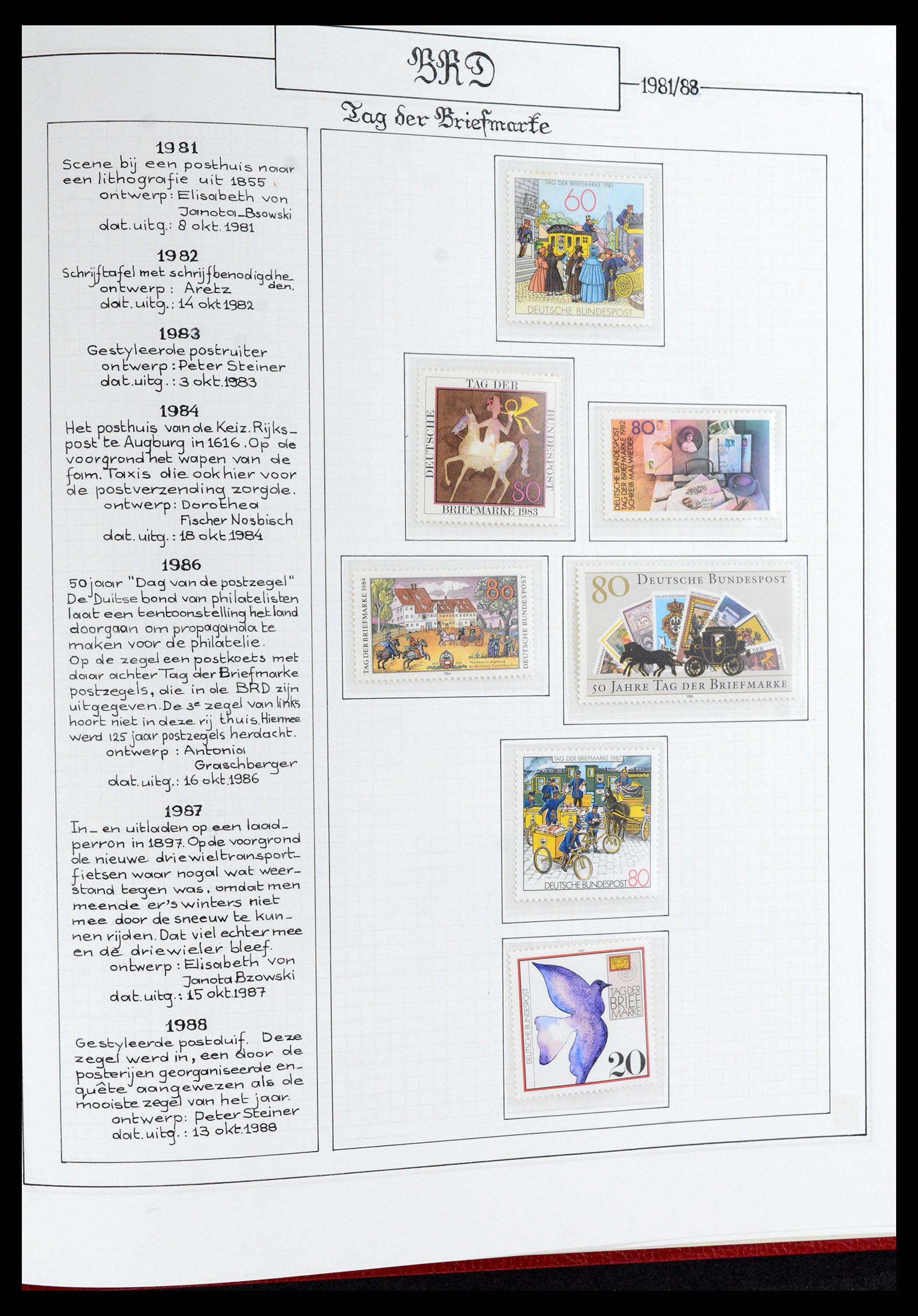 37502 048 - Stamp collection 37502 Bundespost 1949-2000.
