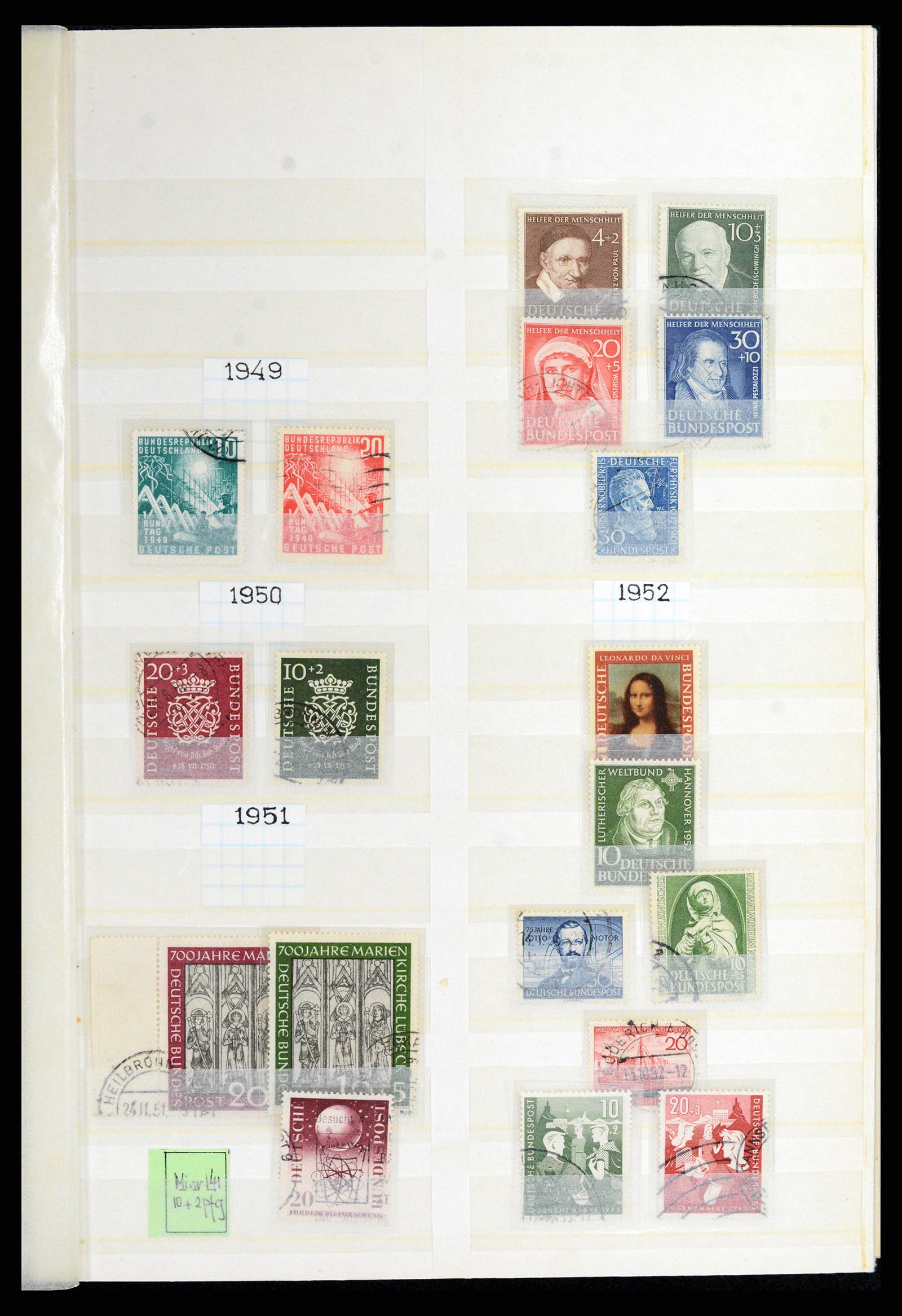 37502 054 - Stamp collection 37502 Bundespost 1949-2000.