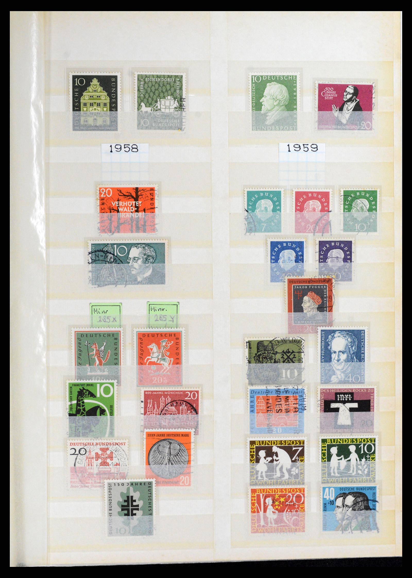 37502 058 - Stamp collection 37502 Bundespost 1949-2000.