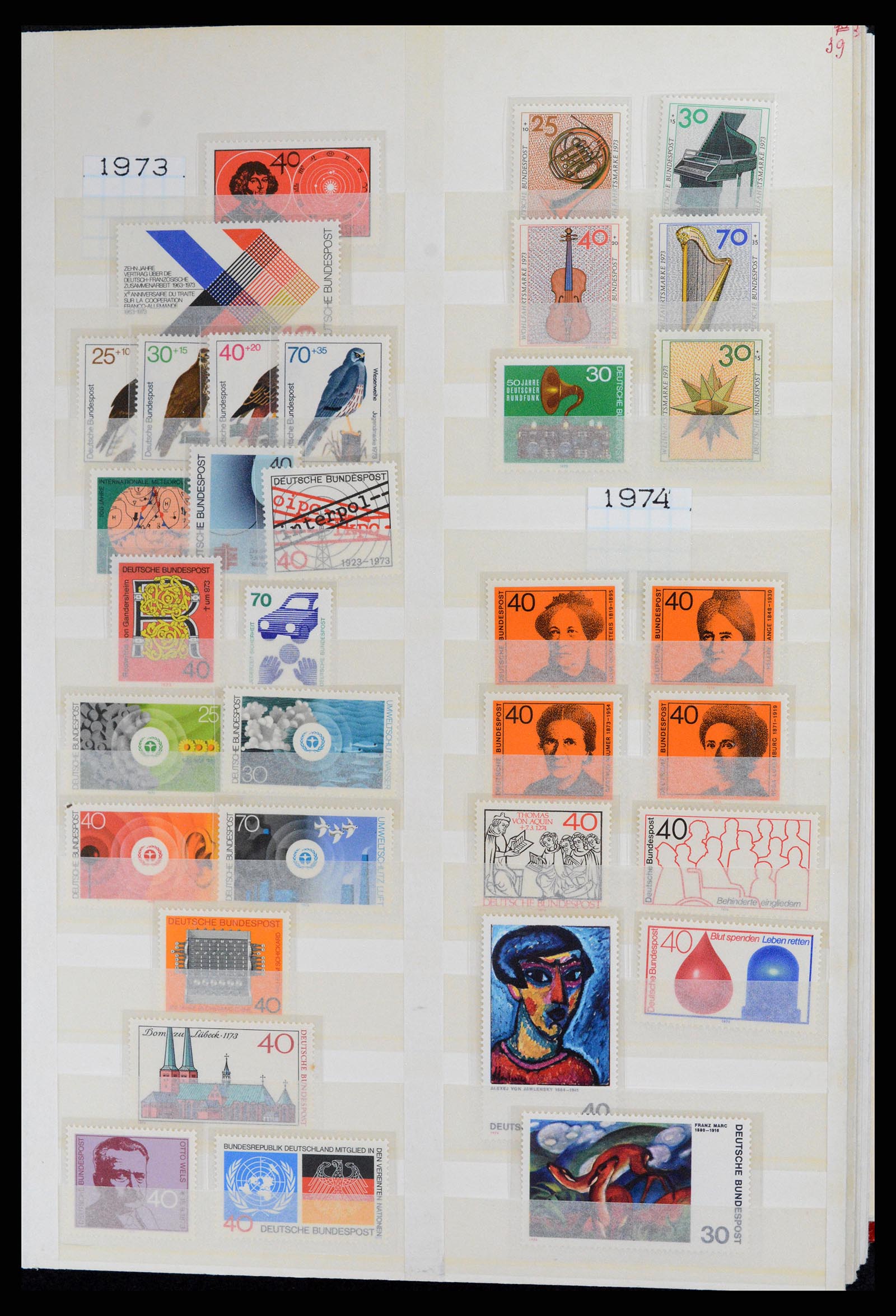 37502 068 - Stamp collection 37502 Bundespost 1949-2000.