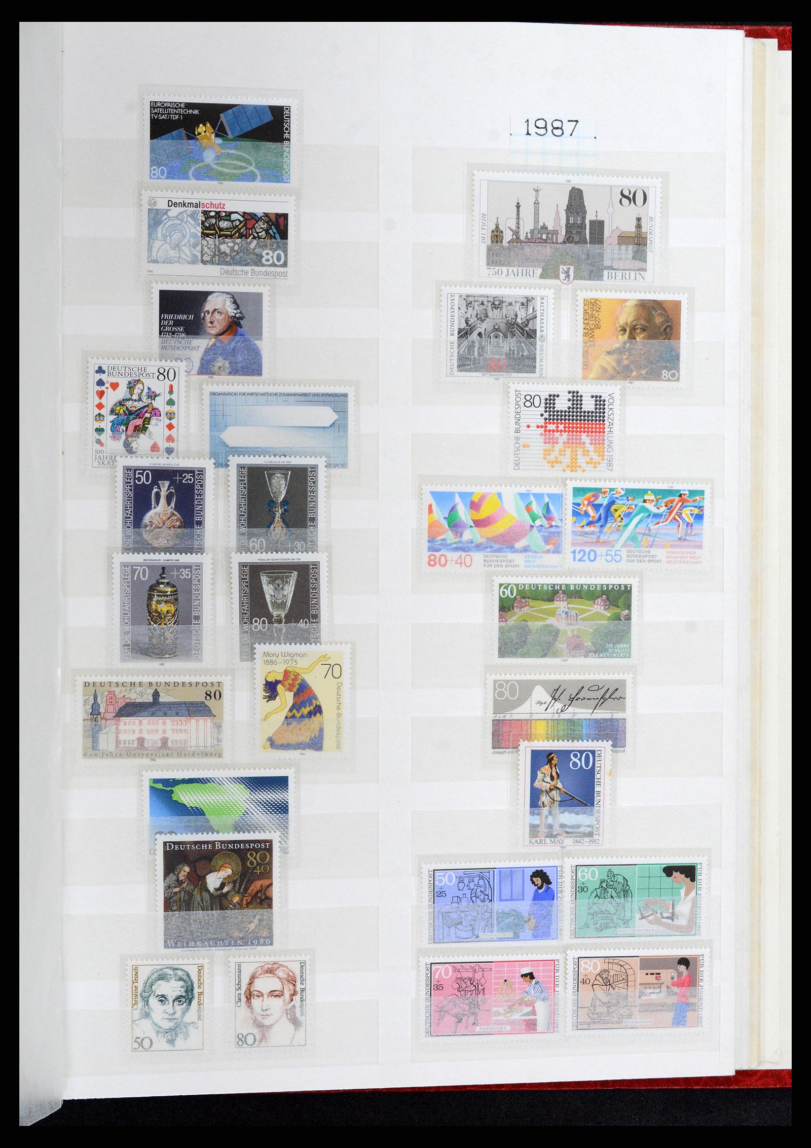 37502 085 - Stamp collection 37502 Bundespost 1949-2000.