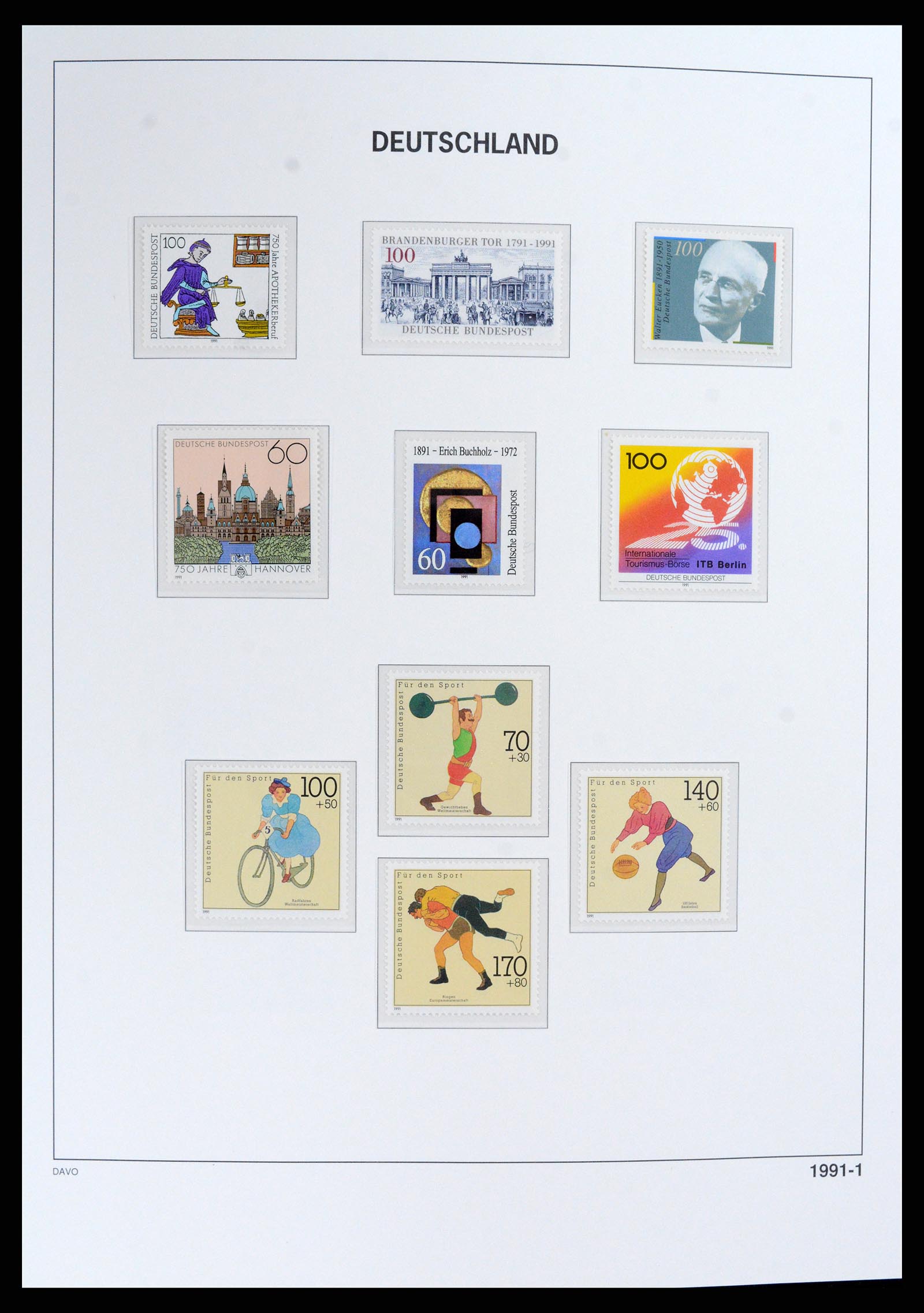 37502 097 - Stamp collection 37502 Bundespost 1949-2000.