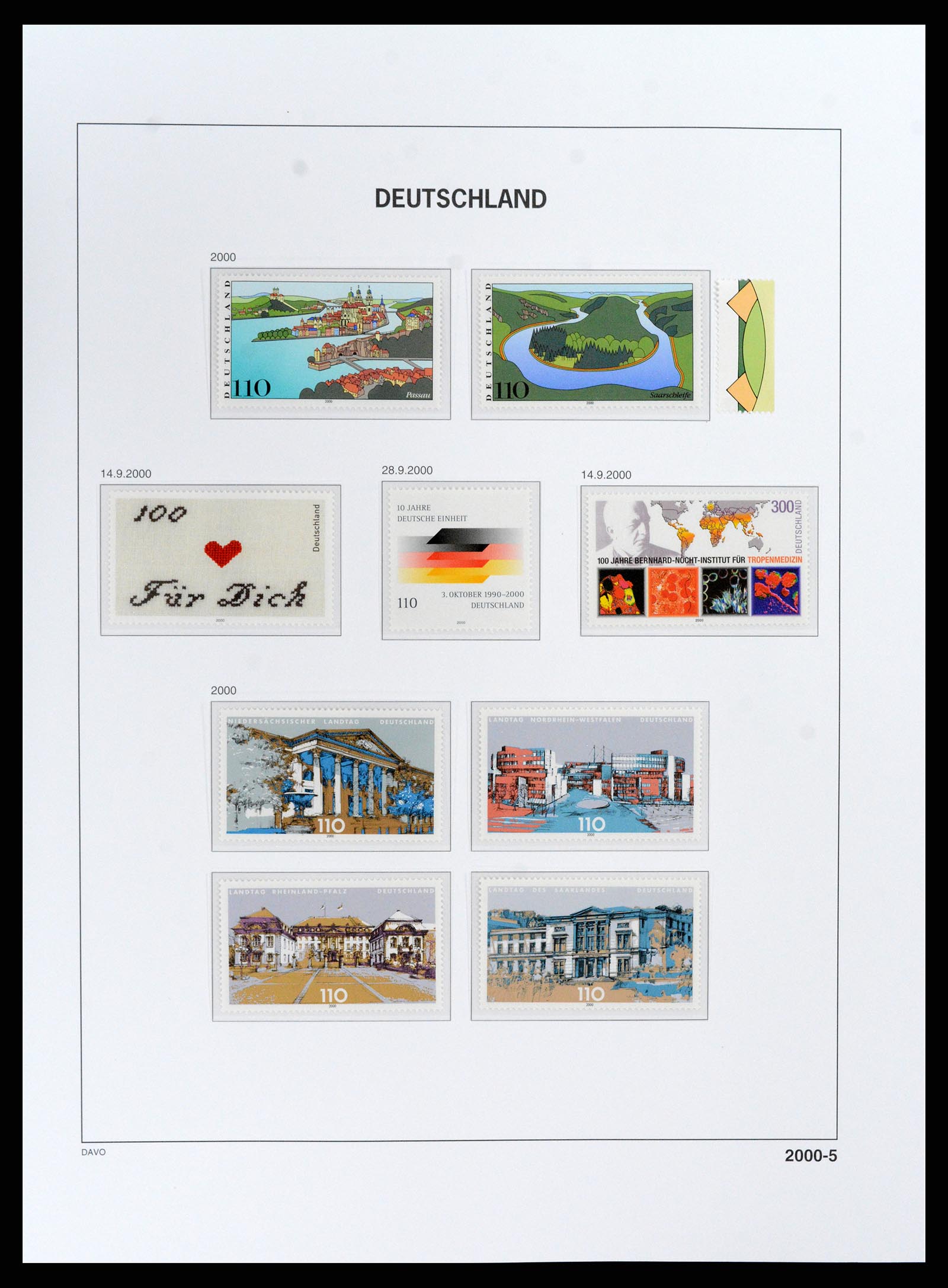 37502 182 - Stamp collection 37502 Bundespost 1949-2000.