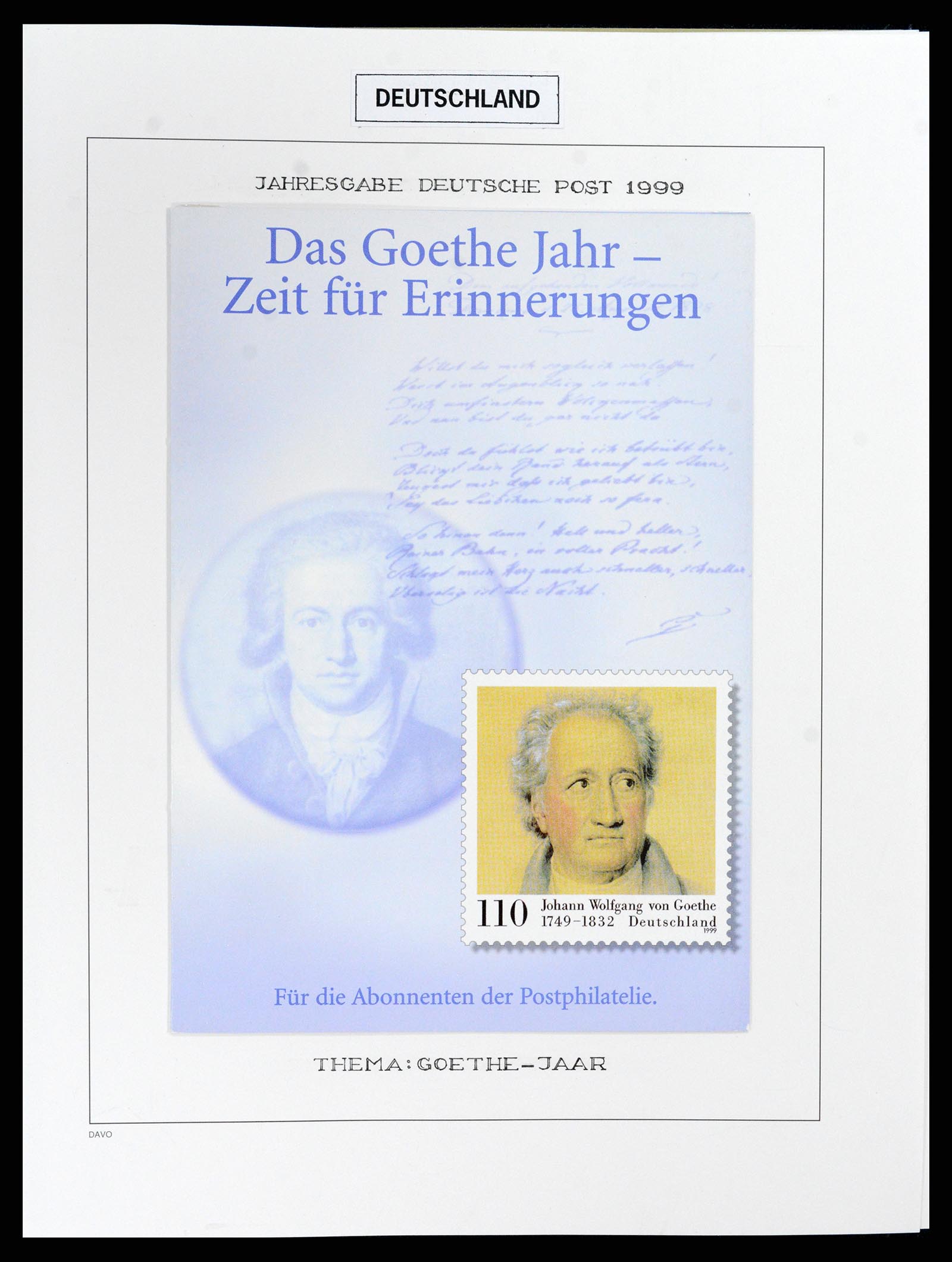37502 206 - Stamp collection 37502 Bundespost 1949-2000.