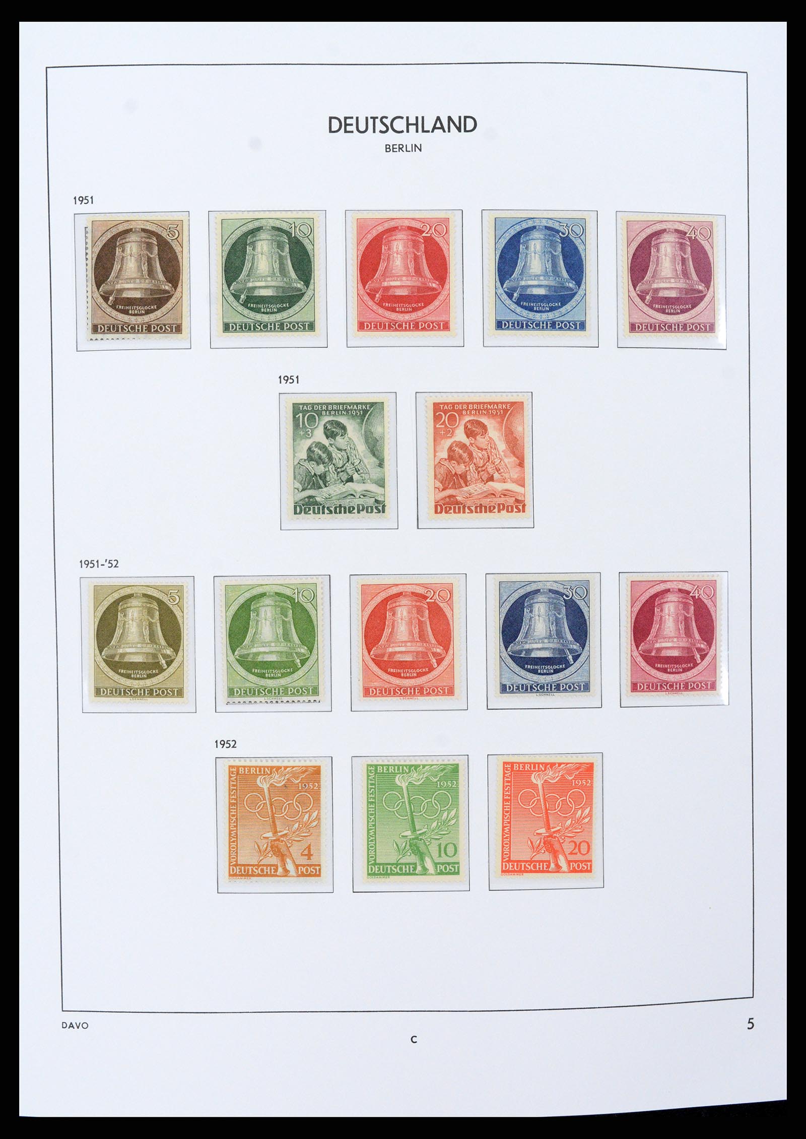 37504 005 - Postzegelverzameling 37504 Berlijn 1948-1990.