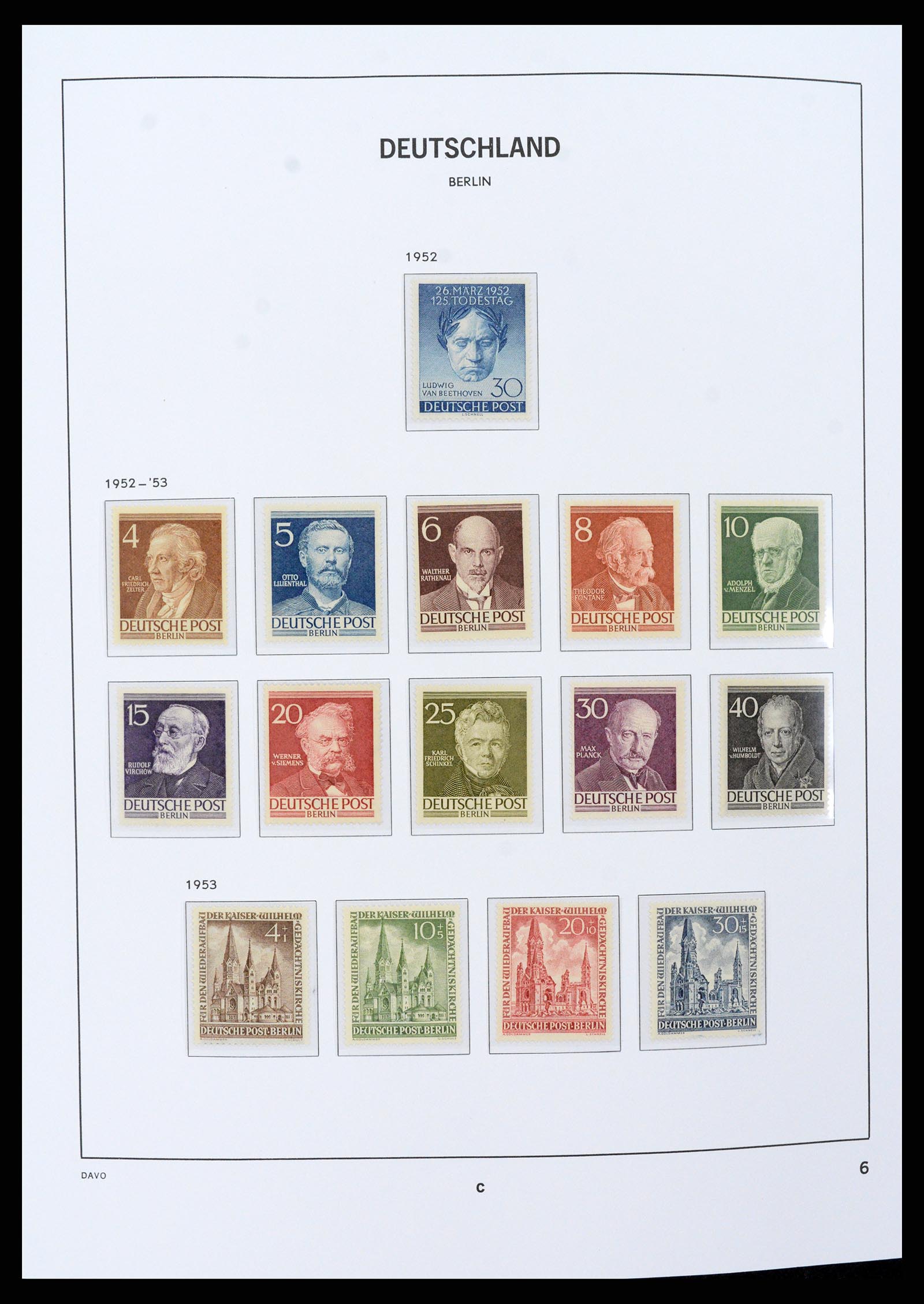 37504 006 - Postzegelverzameling 37504 Berlijn 1948-1990.