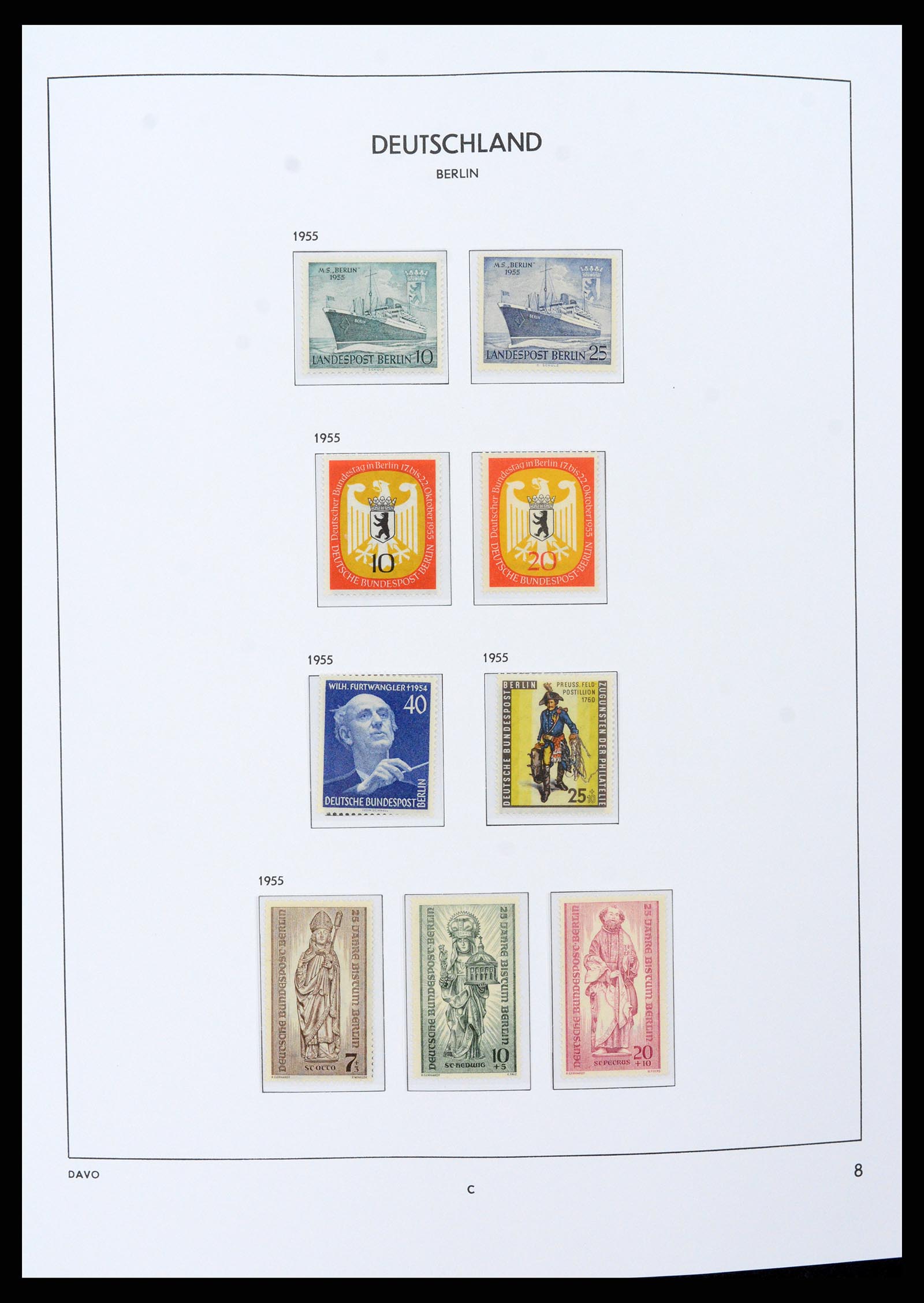 37504 008 - Postzegelverzameling 37504 Berlijn 1948-1990.