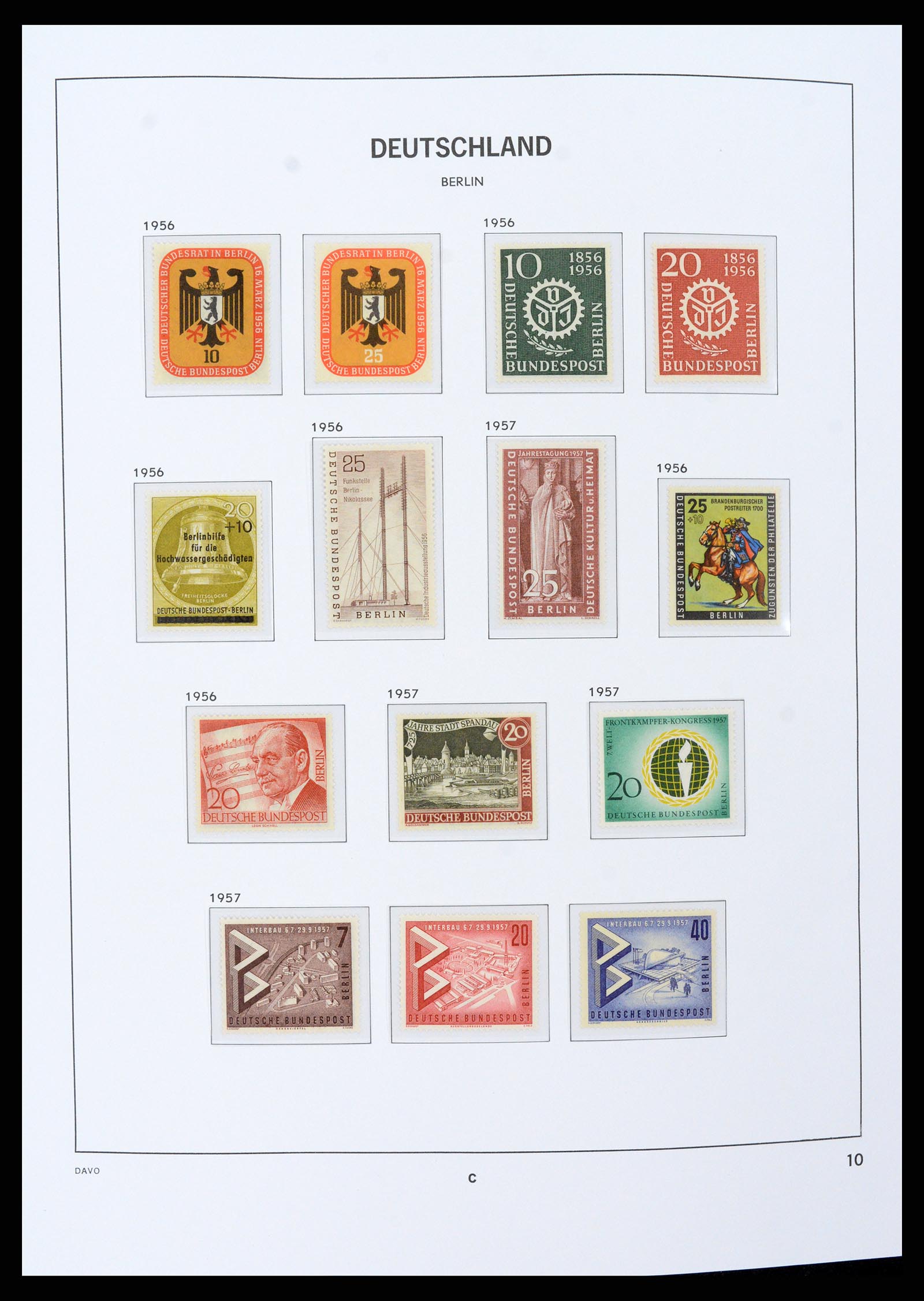 37504 010 - Postzegelverzameling 37504 Berlijn 1948-1990.