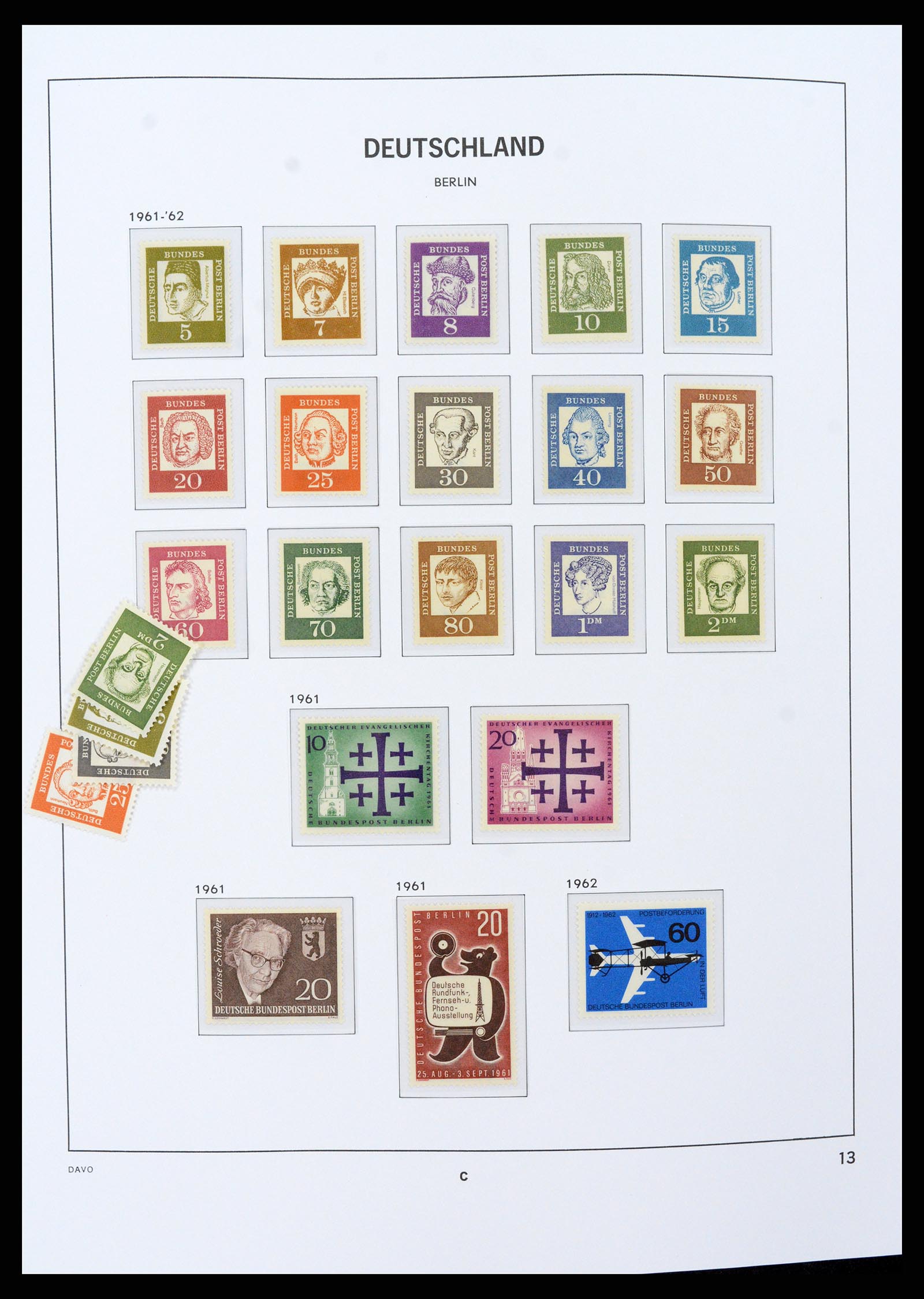 37504 013 - Postzegelverzameling 37504 Berlijn 1948-1990.
