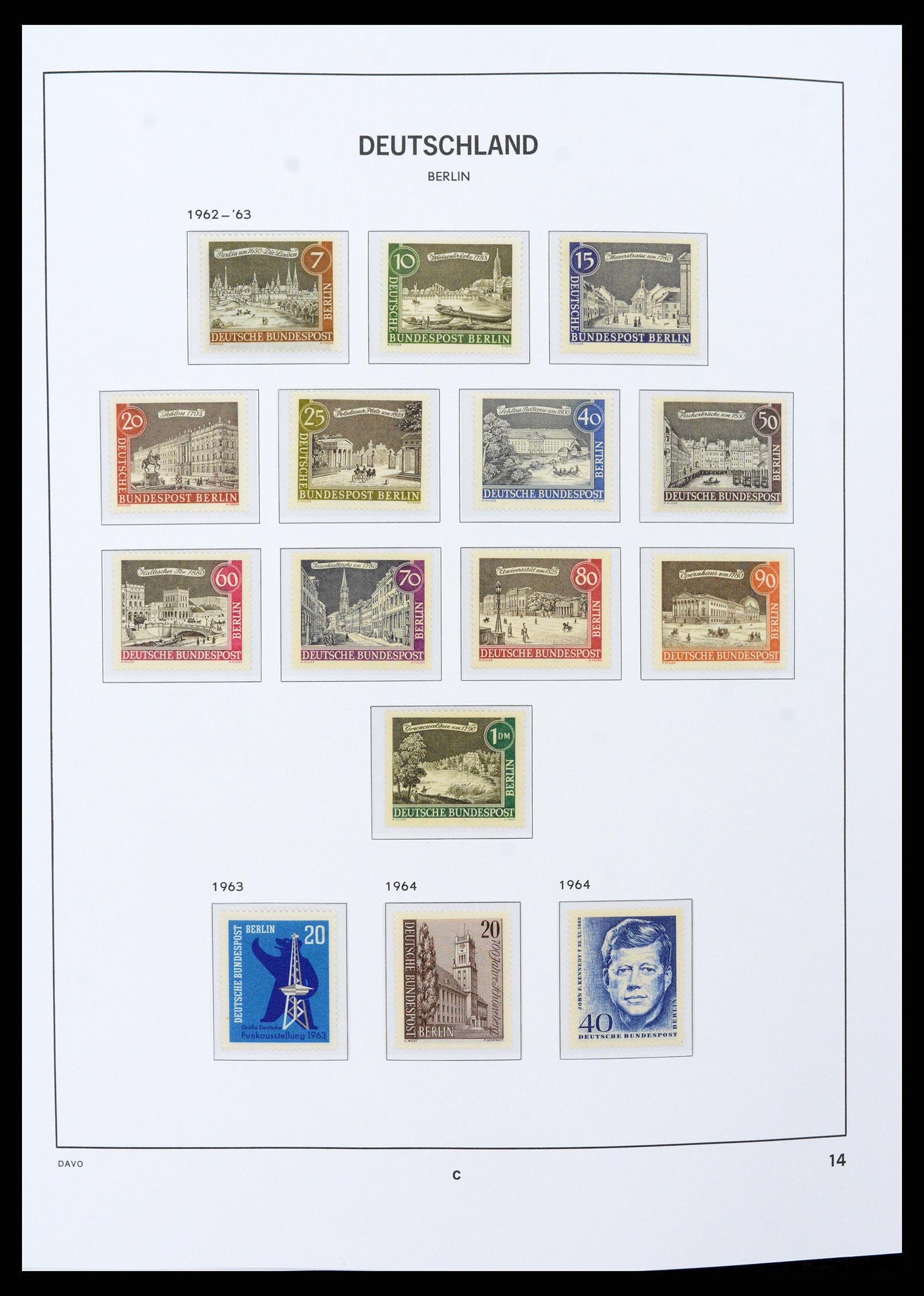 37504 014 - Postzegelverzameling 37504 Berlijn 1948-1990.