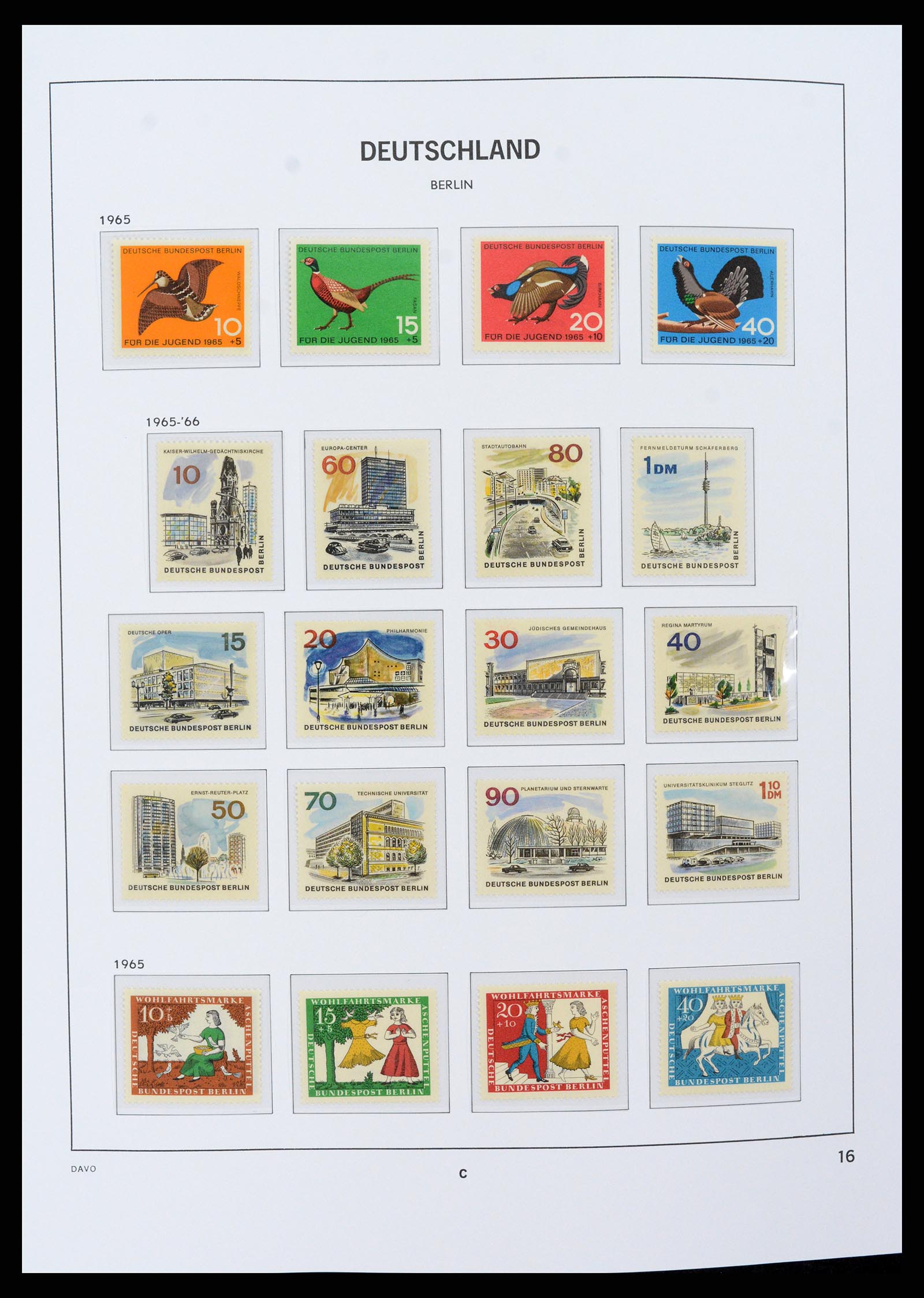 37504 016 - Postzegelverzameling 37504 Berlijn 1948-1990.