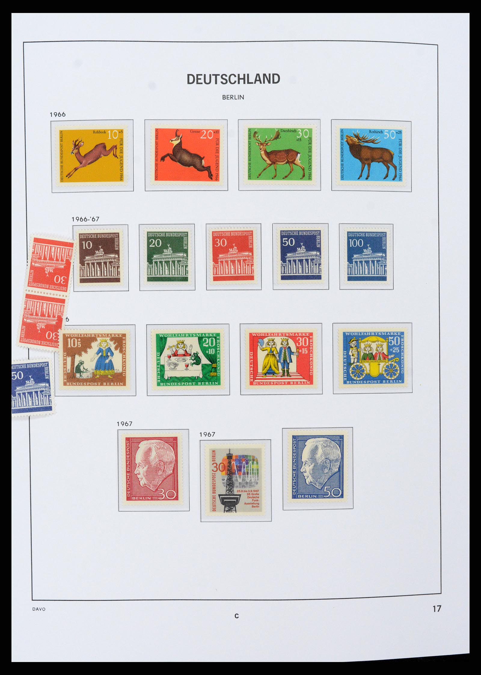 37504 017 - Stamp collection 37504 Berlin 1948-1990.