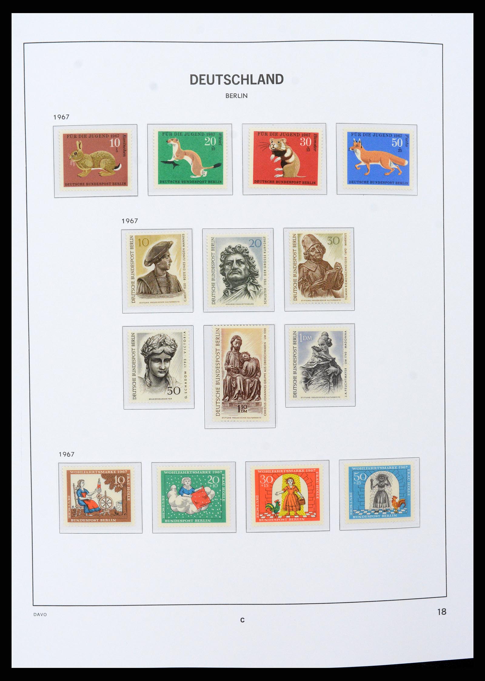 37504 018 - Postzegelverzameling 37504 Berlijn 1948-1990.
