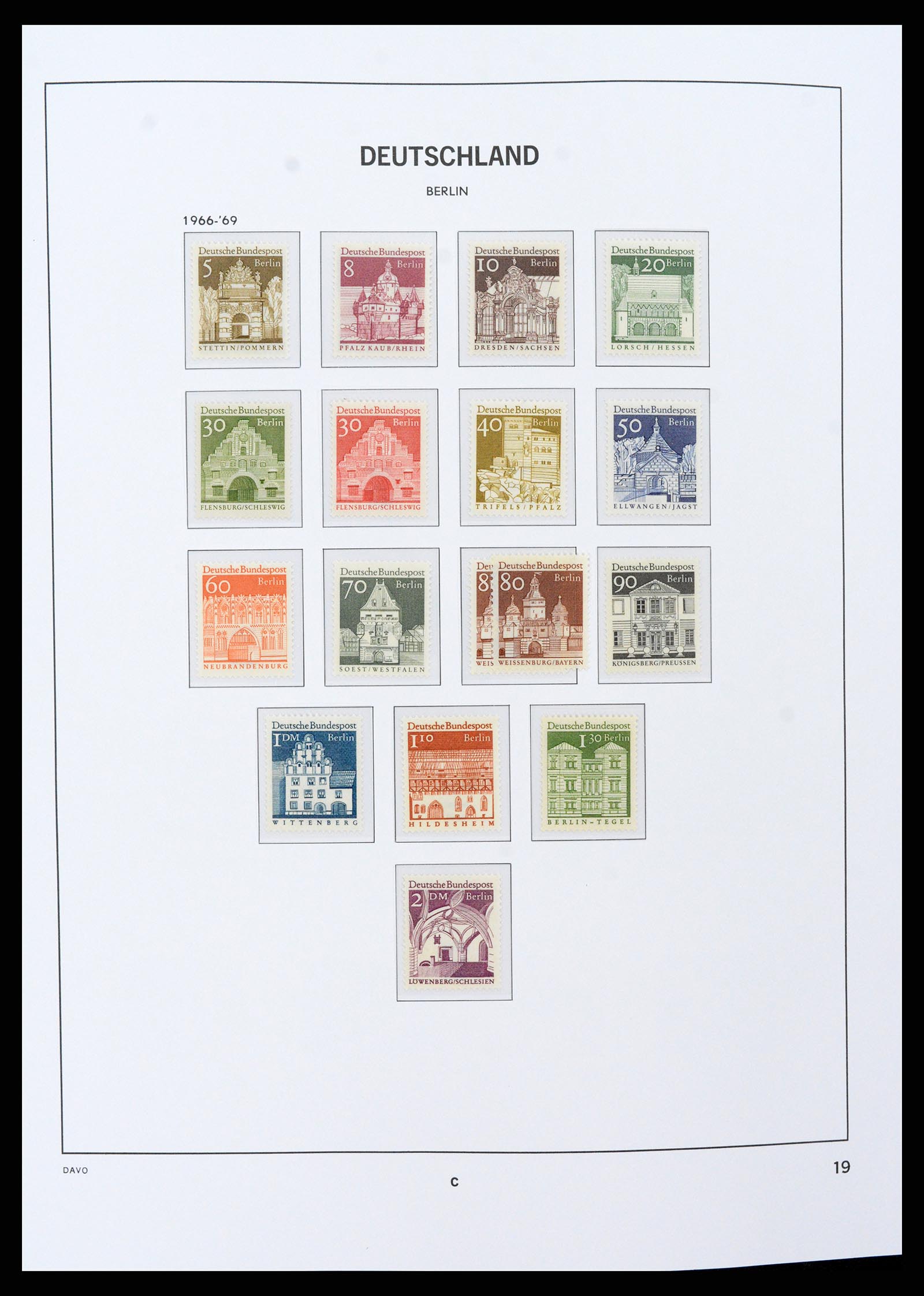 37504 019 - Postzegelverzameling 37504 Berlijn 1948-1990.