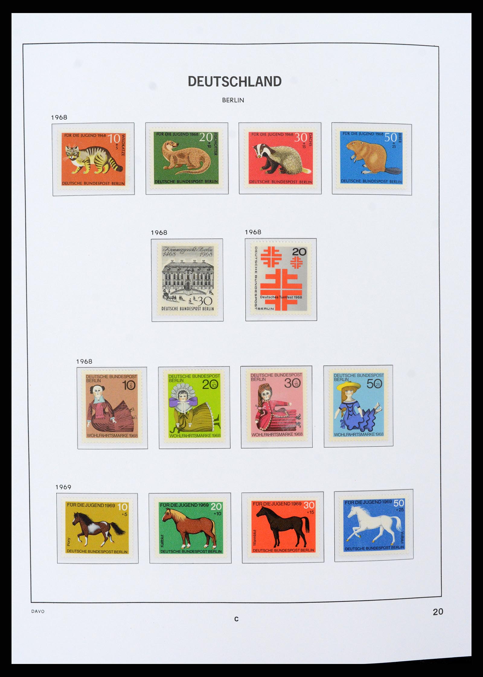 37504 020 - Postzegelverzameling 37504 Berlijn 1948-1990.