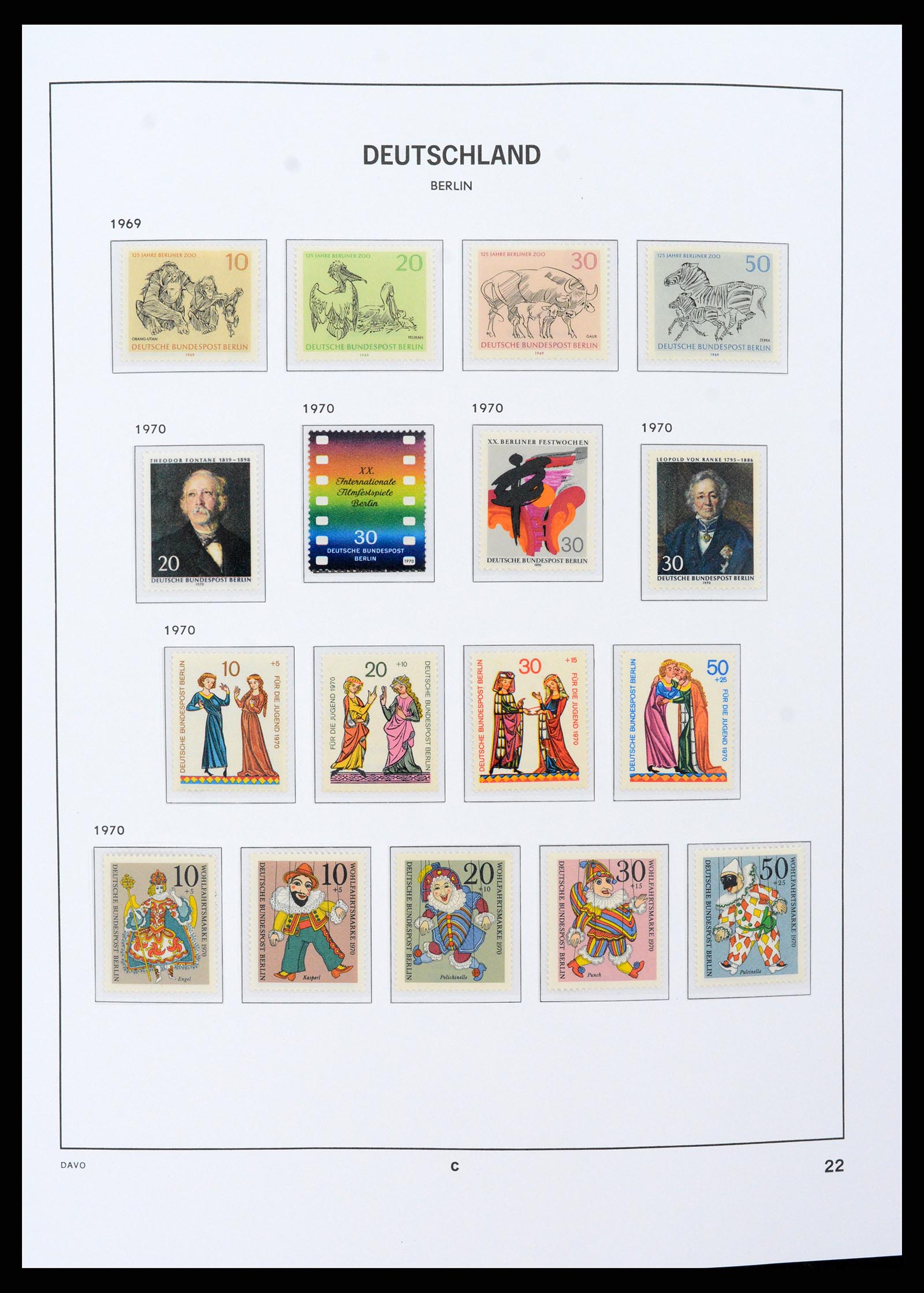 37504 022 - Stamp collection 37504 Berlin 1948-1990.
