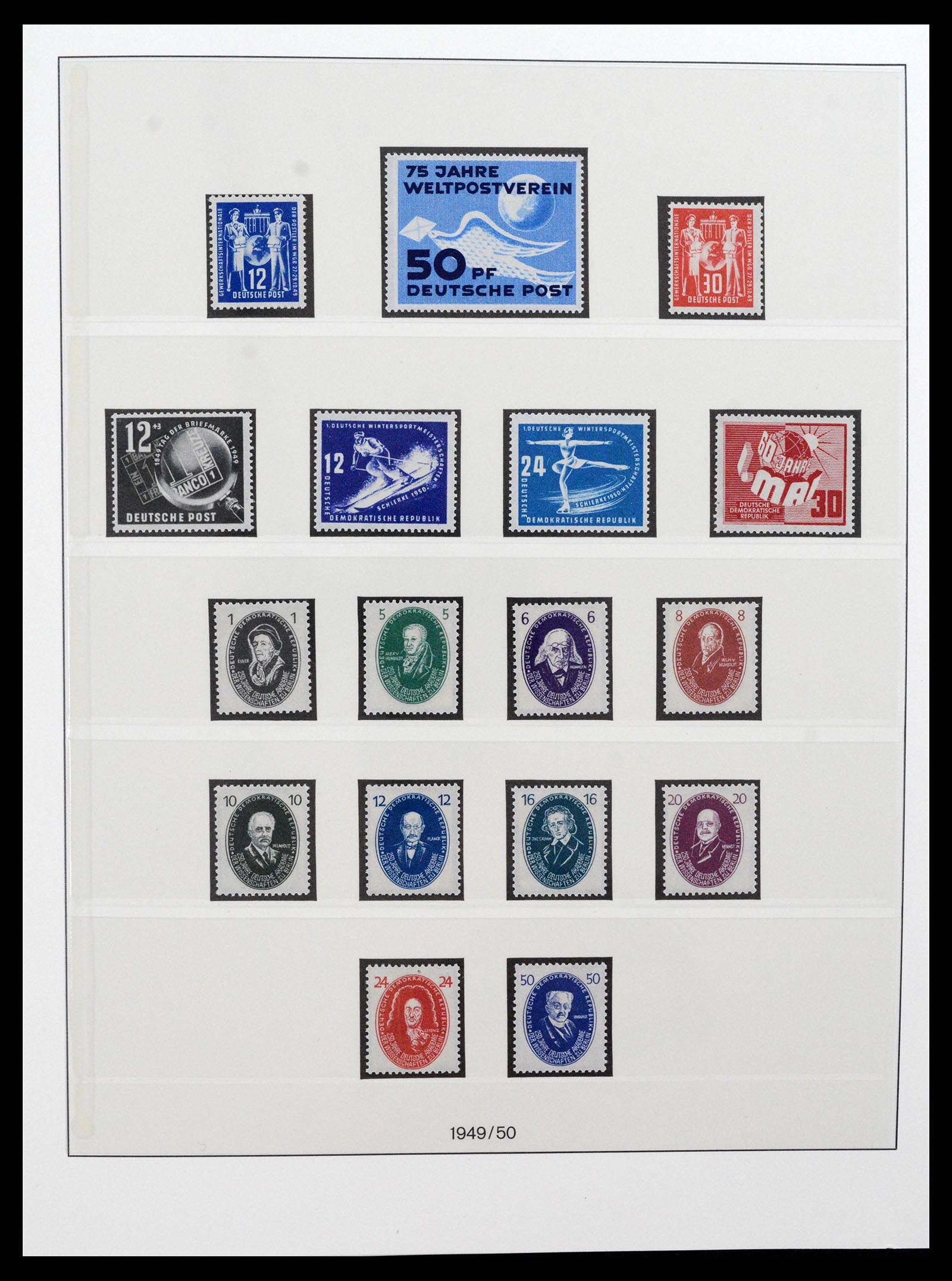 37507 001 - Stamp collection 37507 D.D.R. 1949-1990.