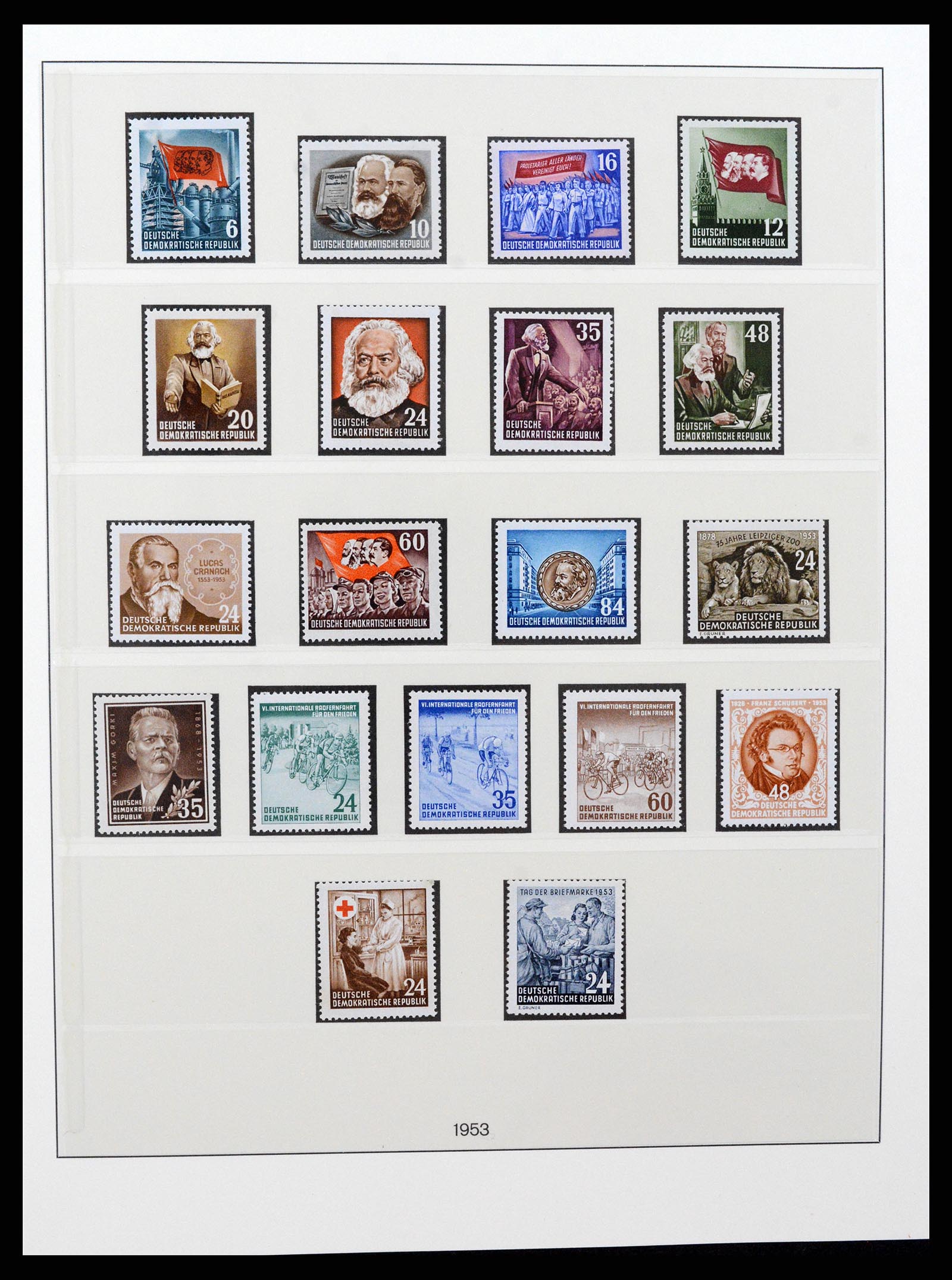 37507 009 - Postzegelverzameling 37507 D.D.R. 1949-1990.