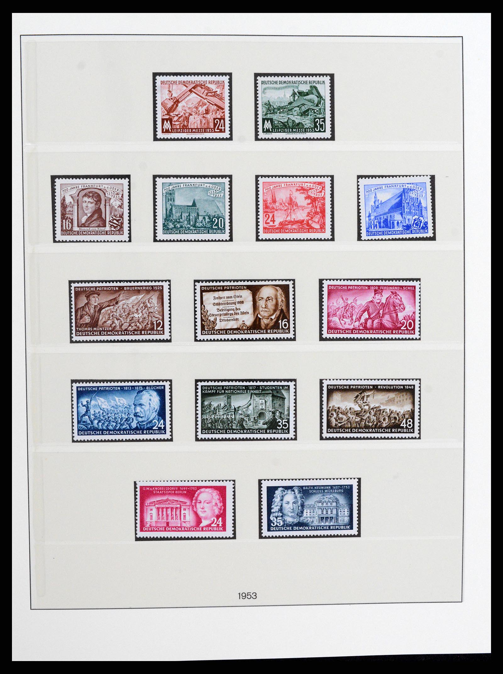 37507 010 - Stamp collection 37507 D.D.R. 1949-1990.