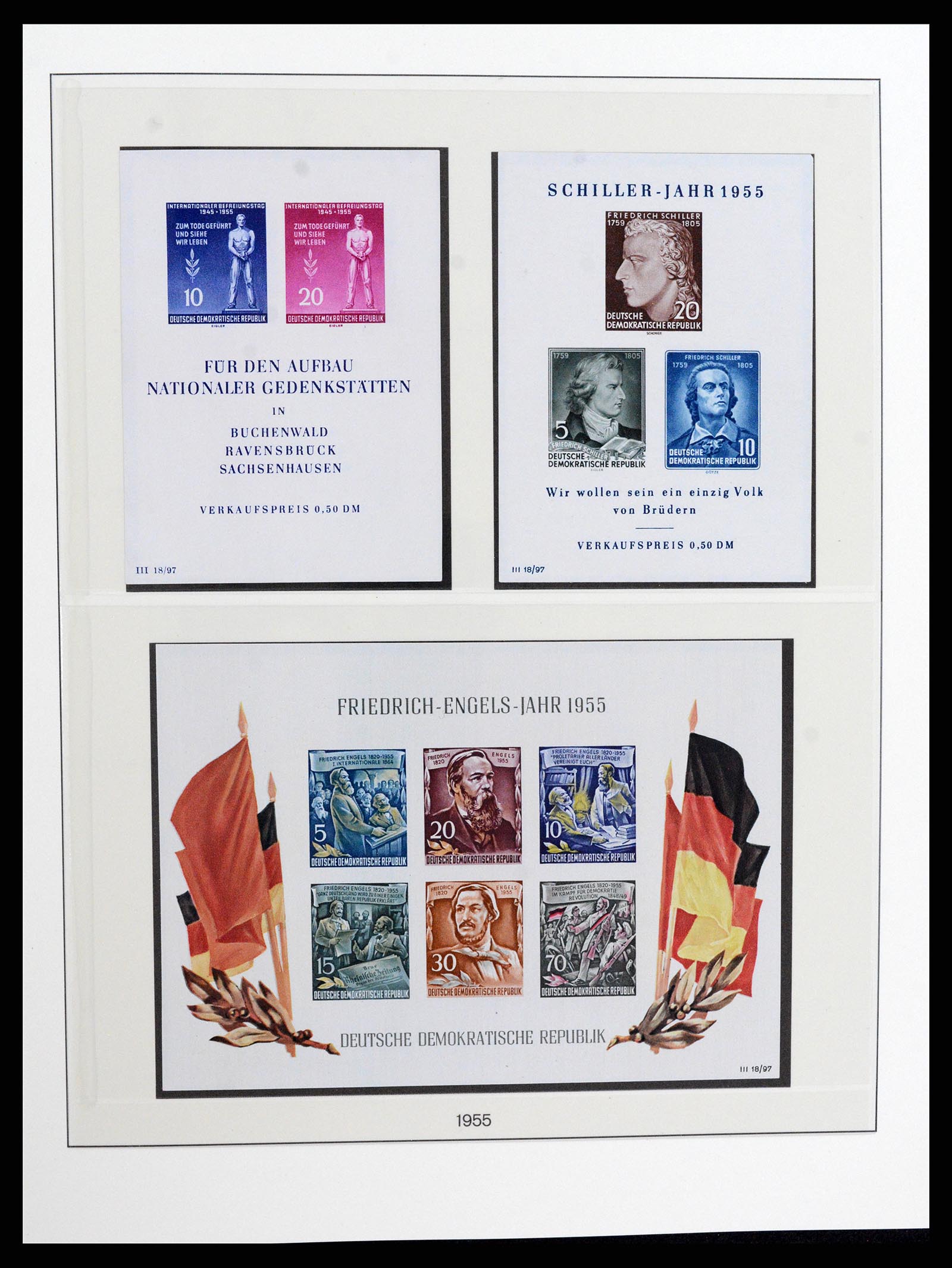 37507 018 - Stamp collection 37507 D.D.R. 1949-1990.