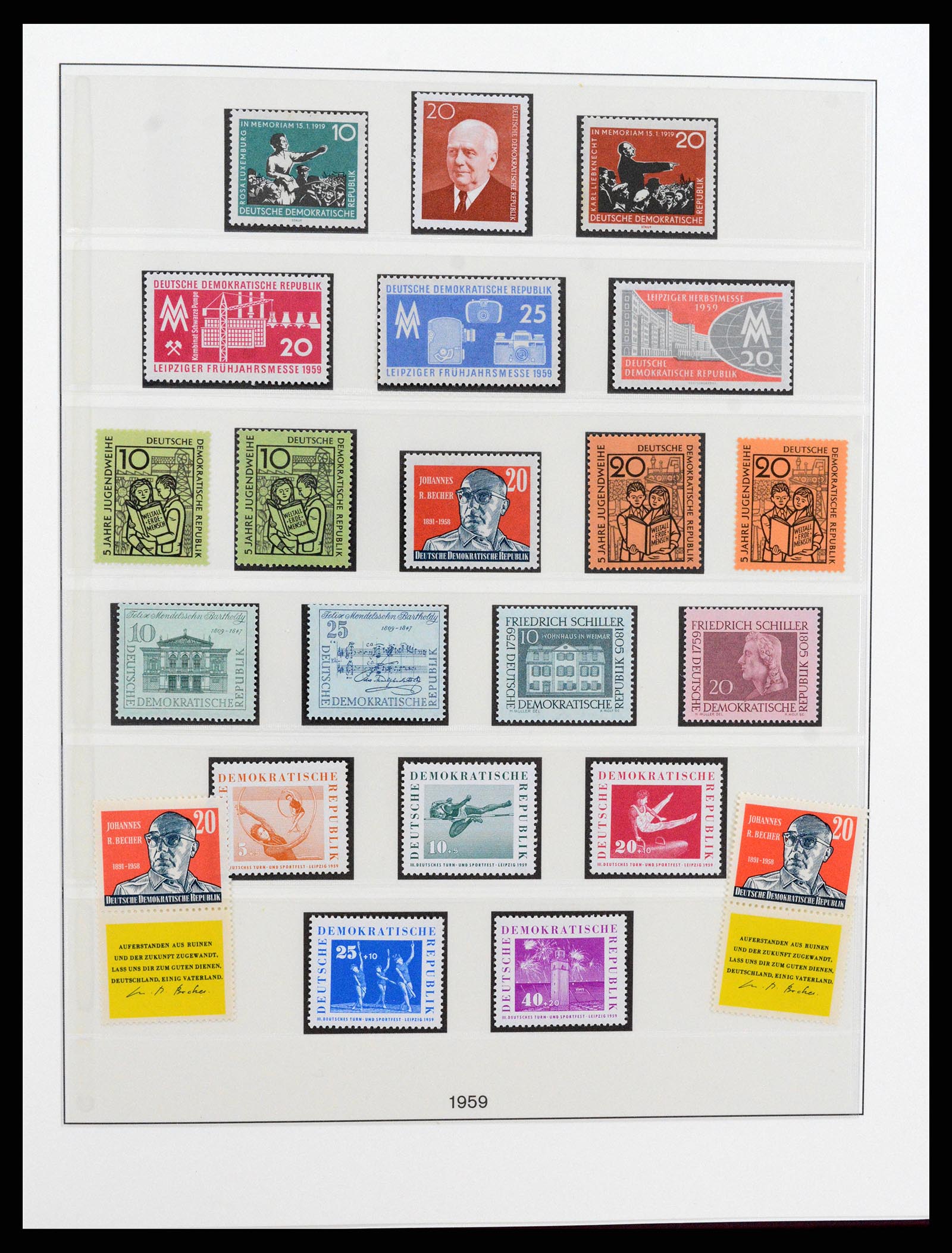 37507 036 - Postzegelverzameling 37507 D.D.R. 1949-1990.