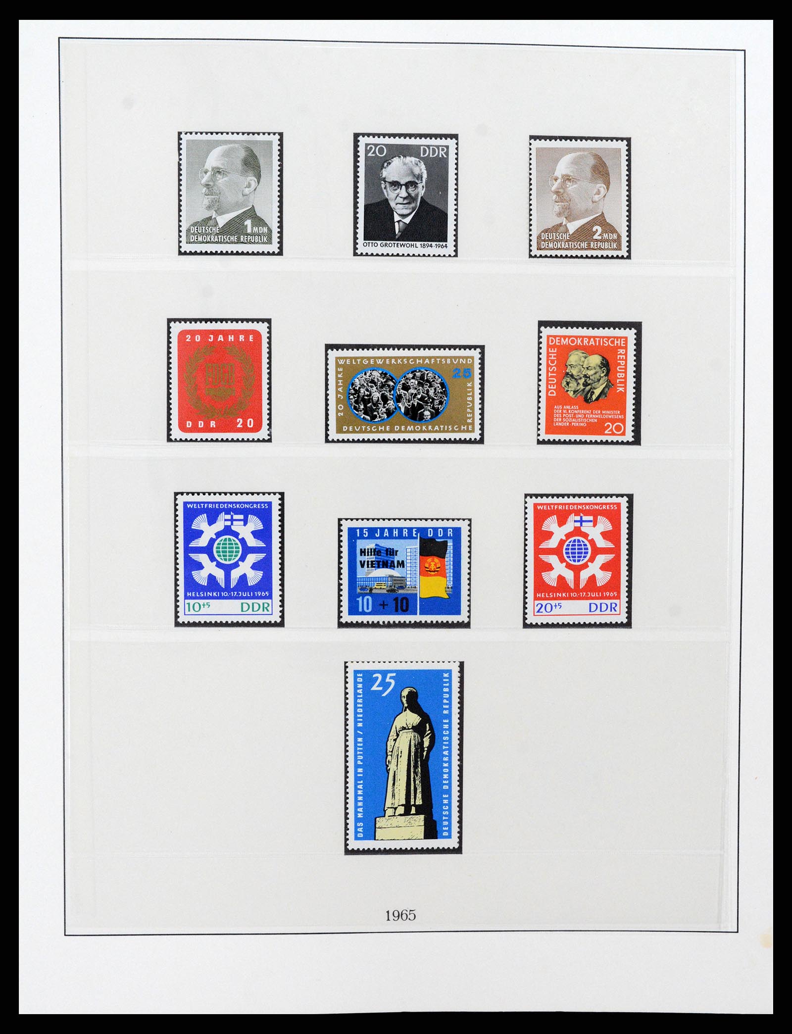 37507 075 - Postzegelverzameling 37507 D.D.R. 1949-1990.