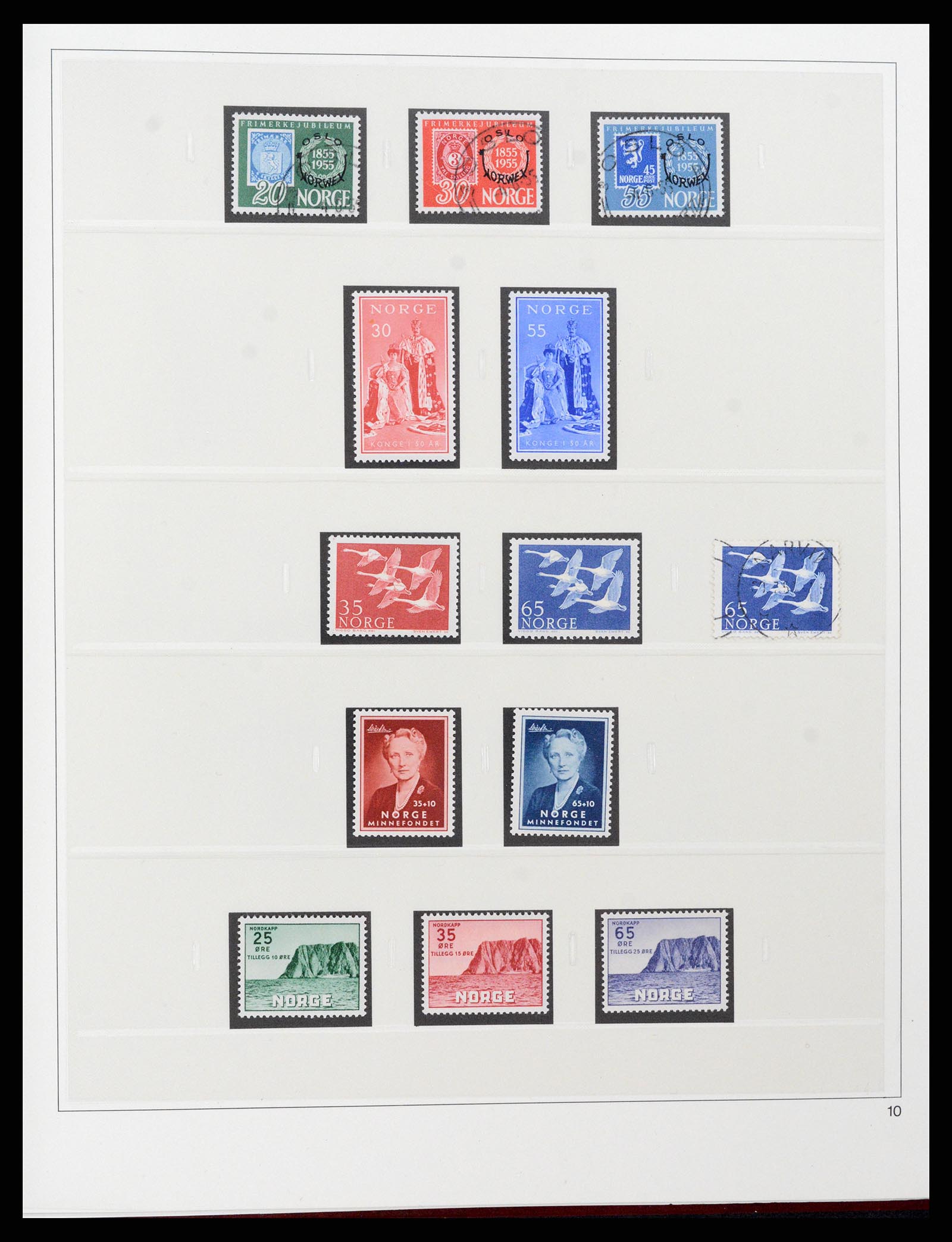 37517 010 - Postzegelverzameling 37517 Noorwegen 1936-2000.