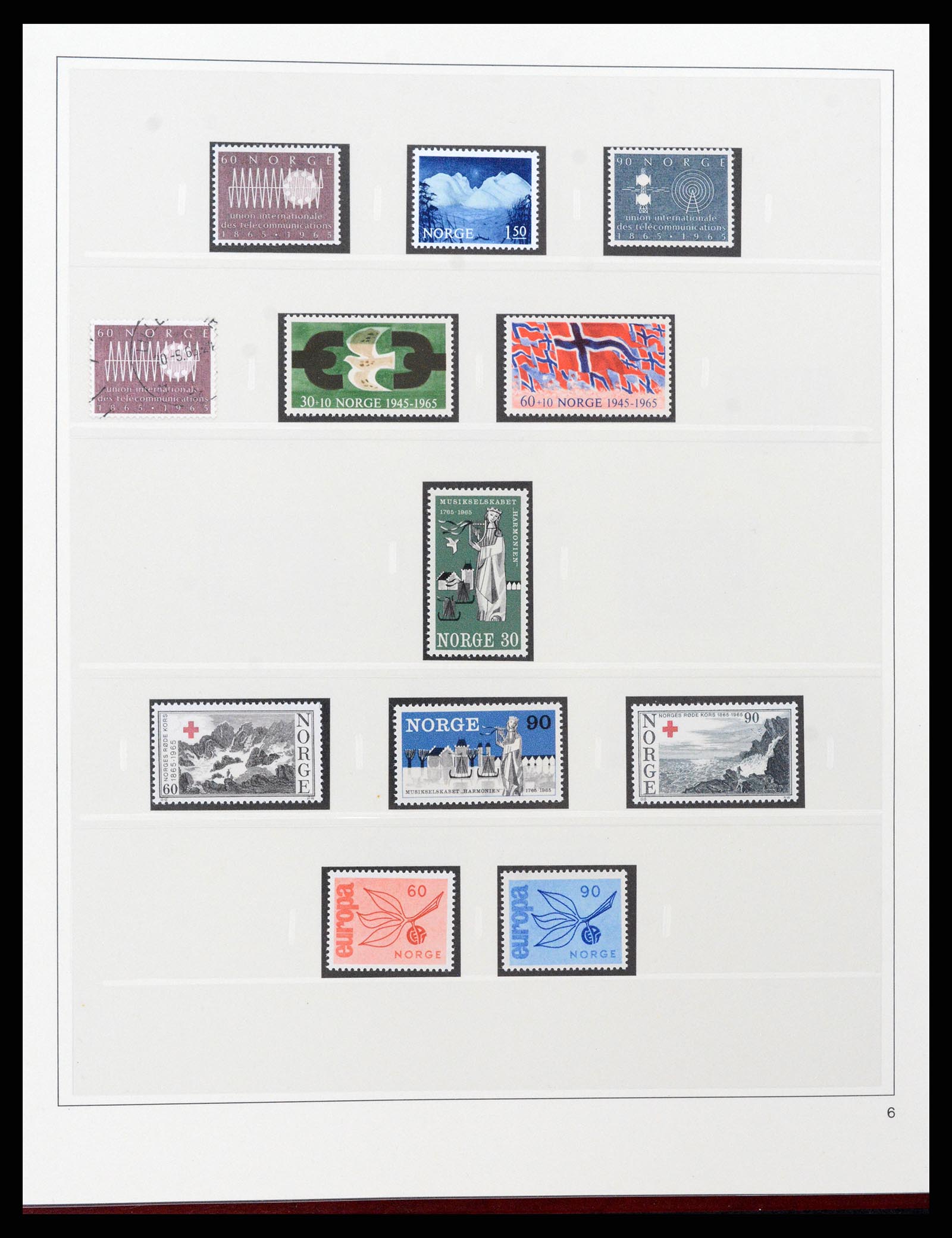 37517 019 - Postzegelverzameling 37517 Noorwegen 1936-2000.