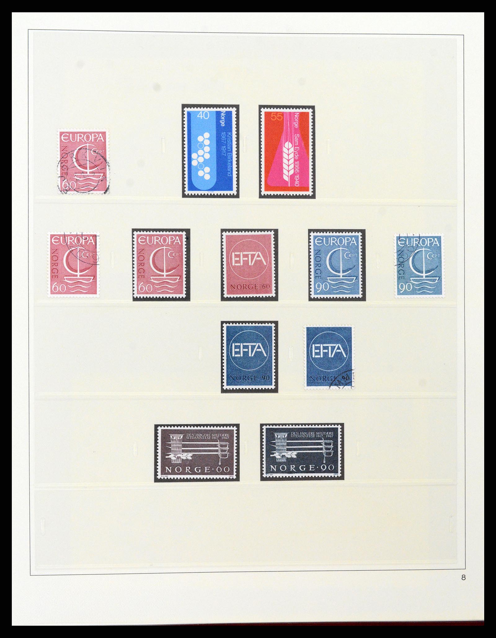 37517 021 - Postzegelverzameling 37517 Noorwegen 1936-2000.