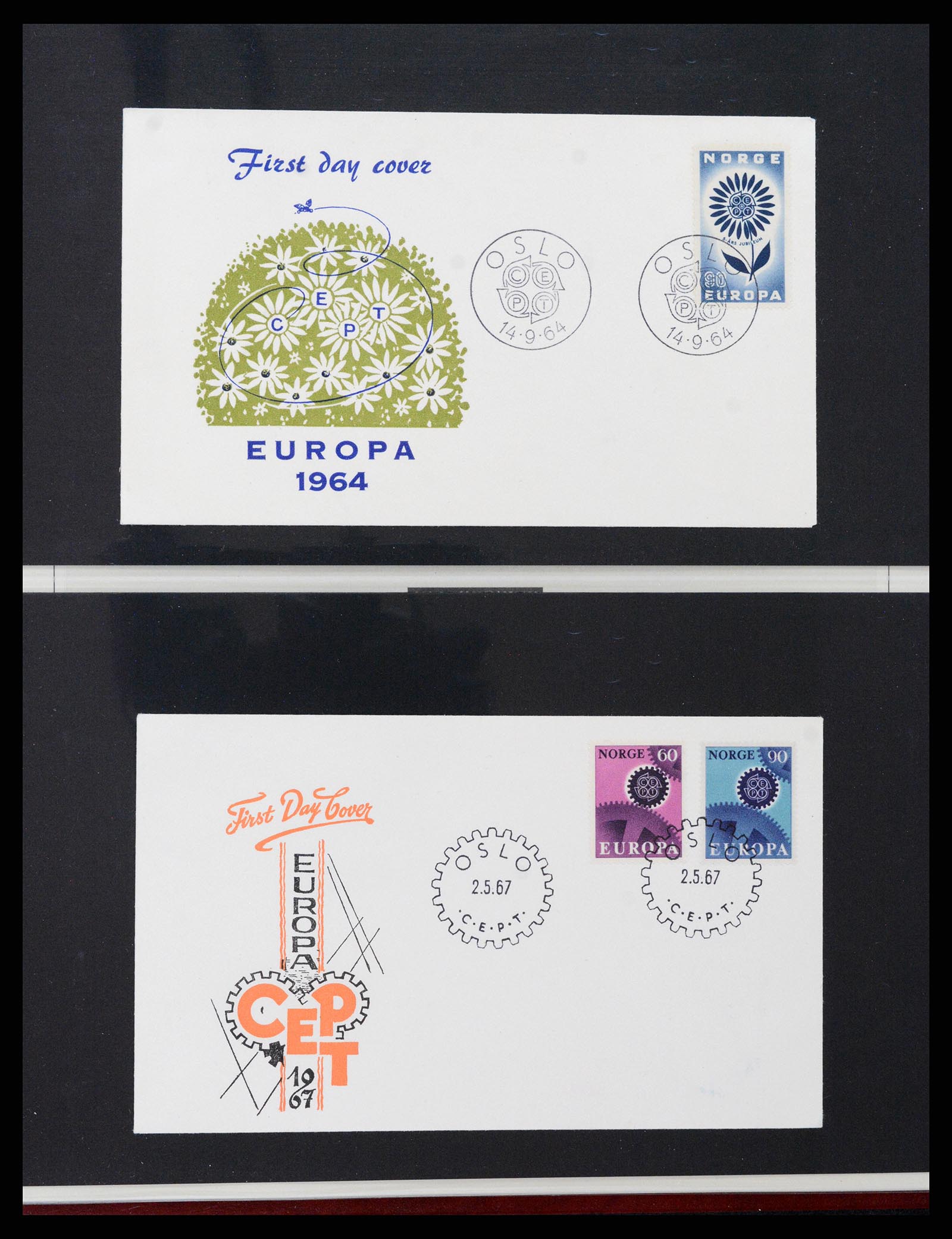 37517 022 - Postzegelverzameling 37517 Noorwegen 1936-2000.