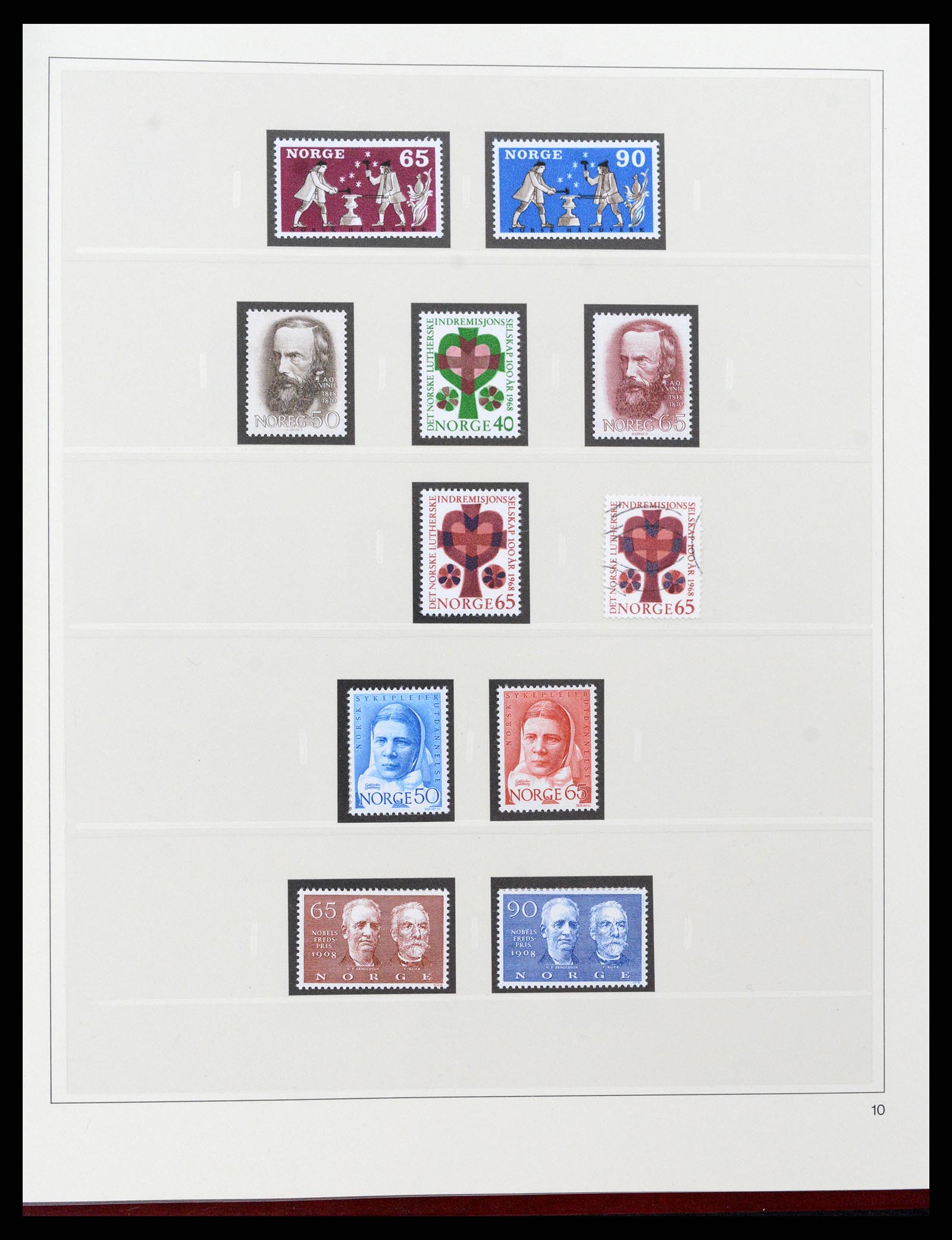 37517 024 - Postzegelverzameling 37517 Noorwegen 1936-2000.