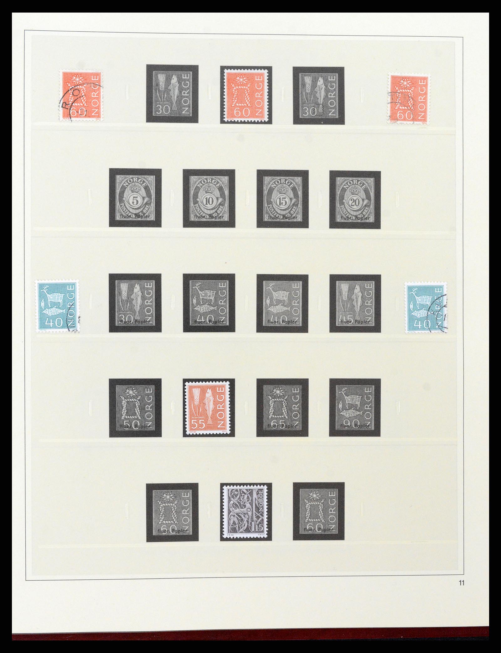 37517 025 - Postzegelverzameling 37517 Noorwegen 1936-2000.