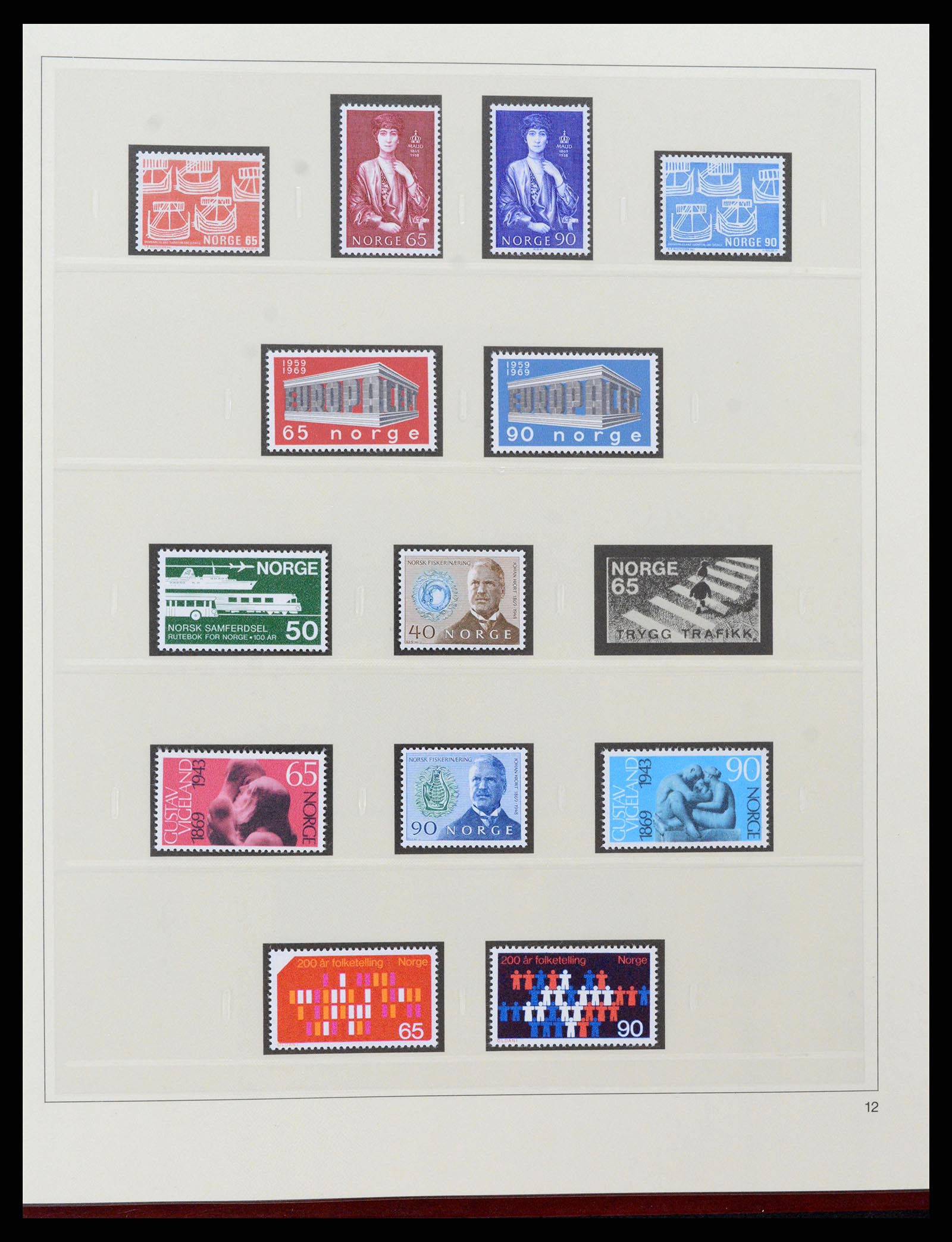 37517 026 - Postzegelverzameling 37517 Noorwegen 1936-2000.