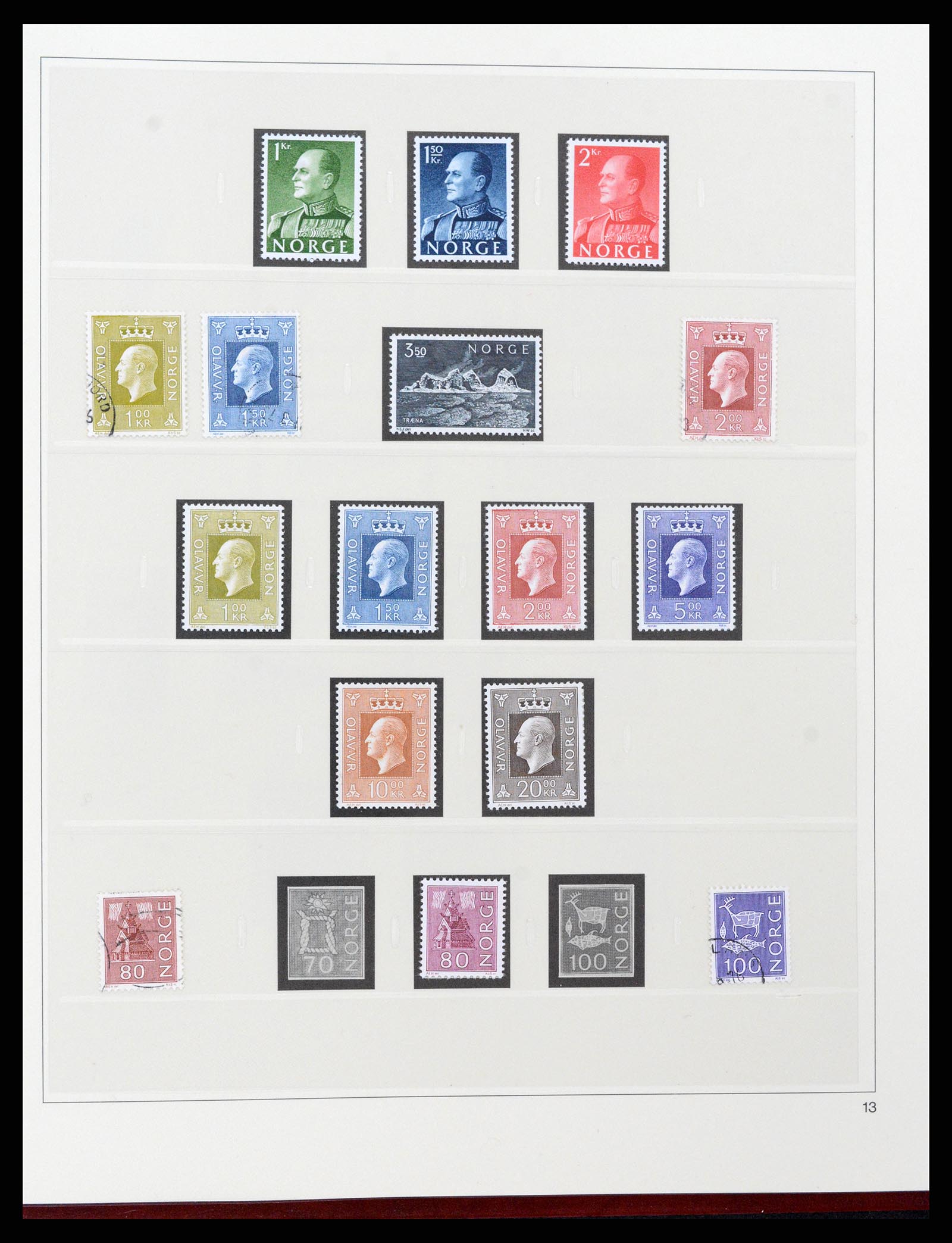 37517 027 - Postzegelverzameling 37517 Noorwegen 1936-2000.