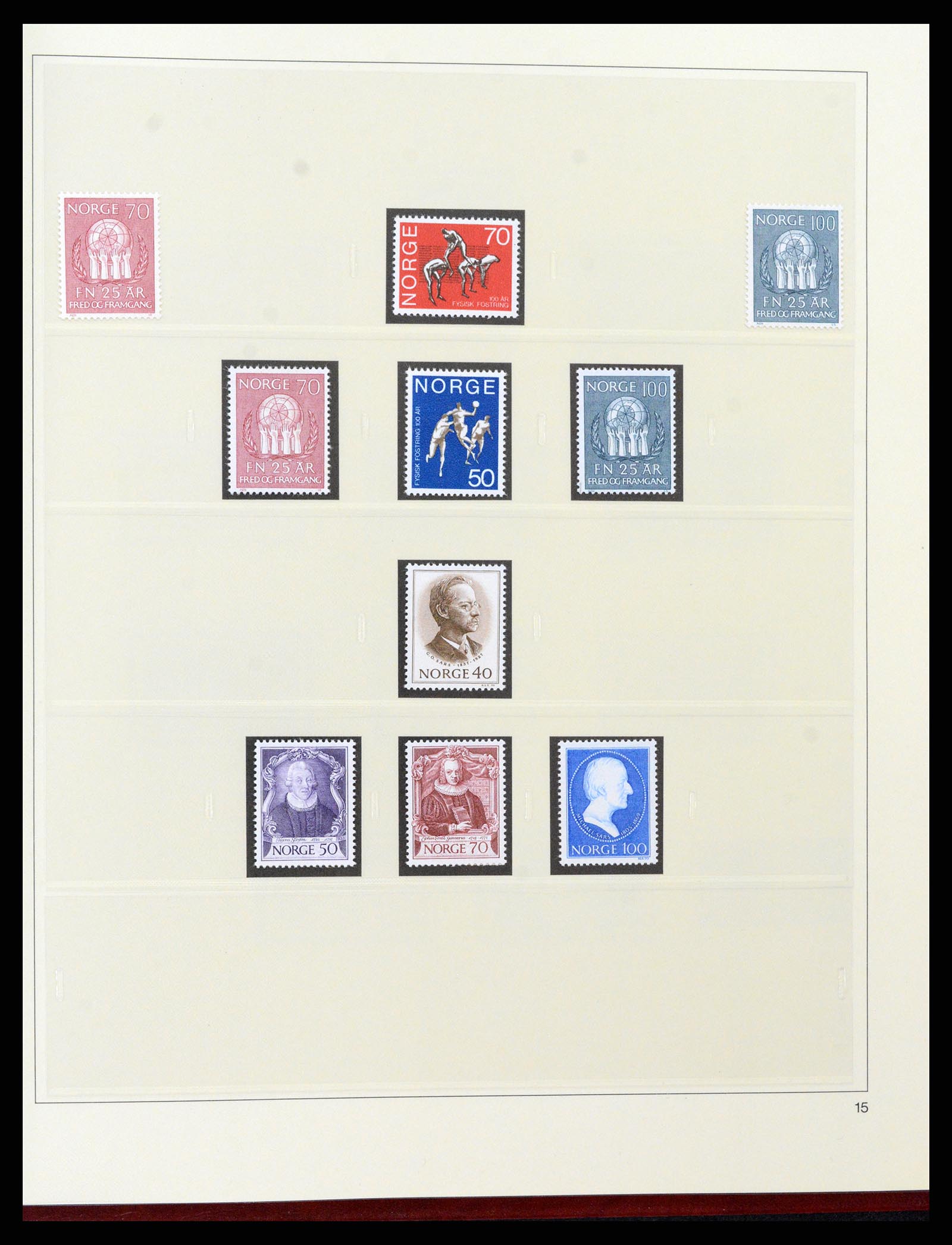 37517 029 - Postzegelverzameling 37517 Noorwegen 1936-2000.
