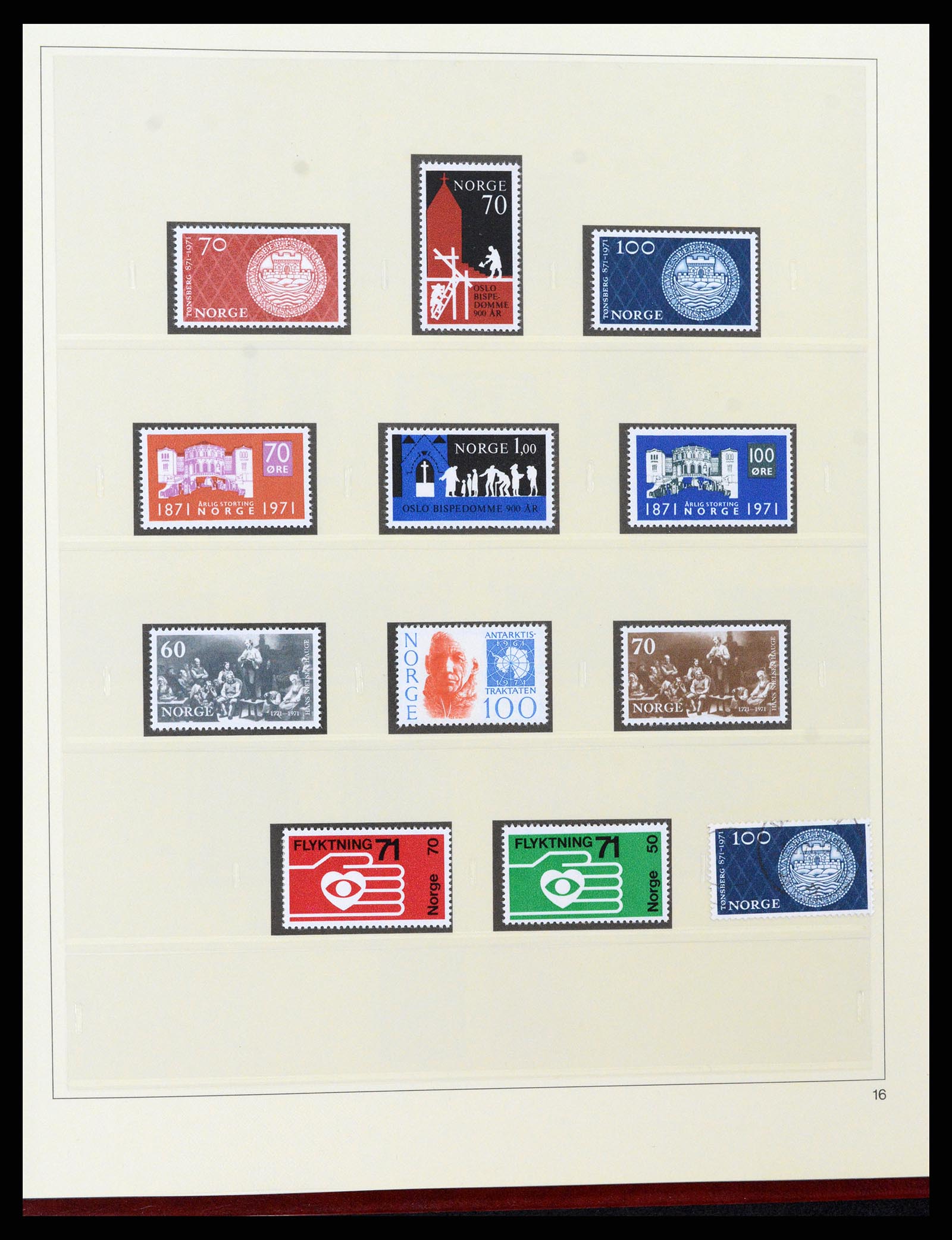 37517 030 - Postzegelverzameling 37517 Noorwegen 1936-2000.