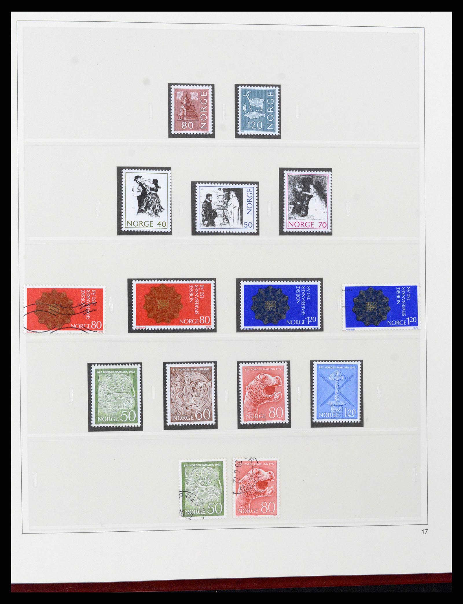 37517 031 - Postzegelverzameling 37517 Noorwegen 1936-2000.