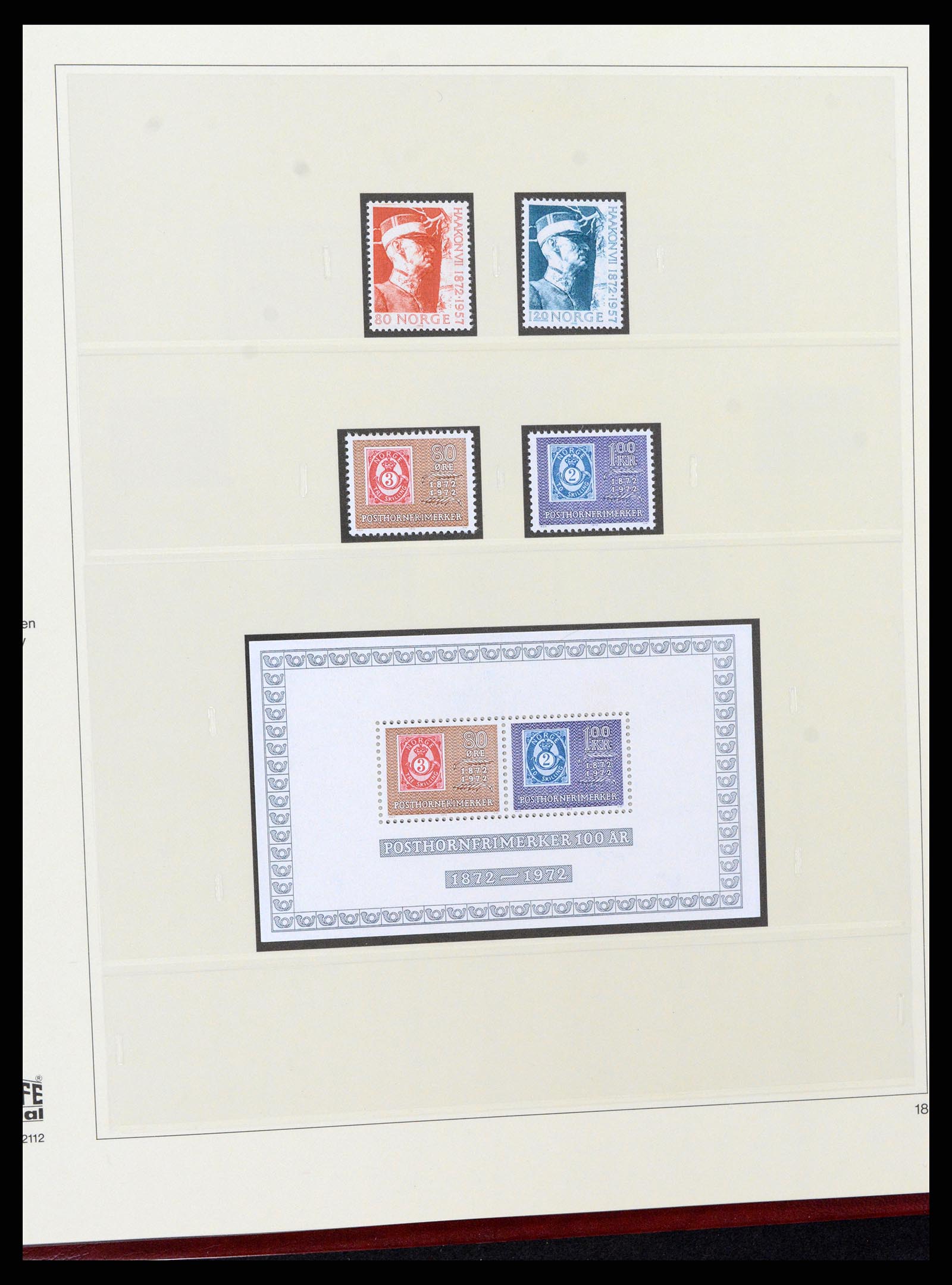 37517 032 - Postzegelverzameling 37517 Noorwegen 1936-2000.