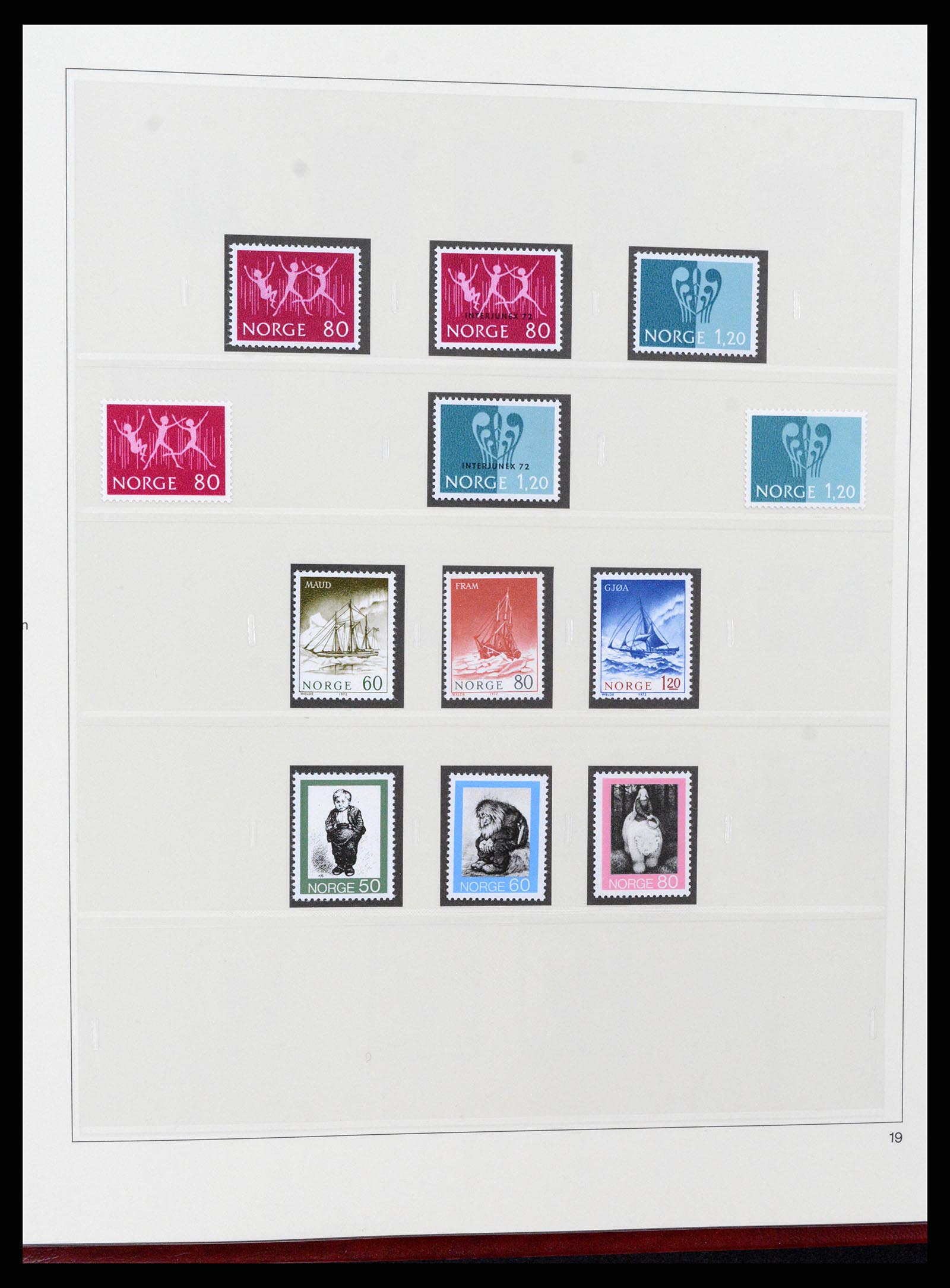 37517 033 - Postzegelverzameling 37517 Noorwegen 1936-2000.