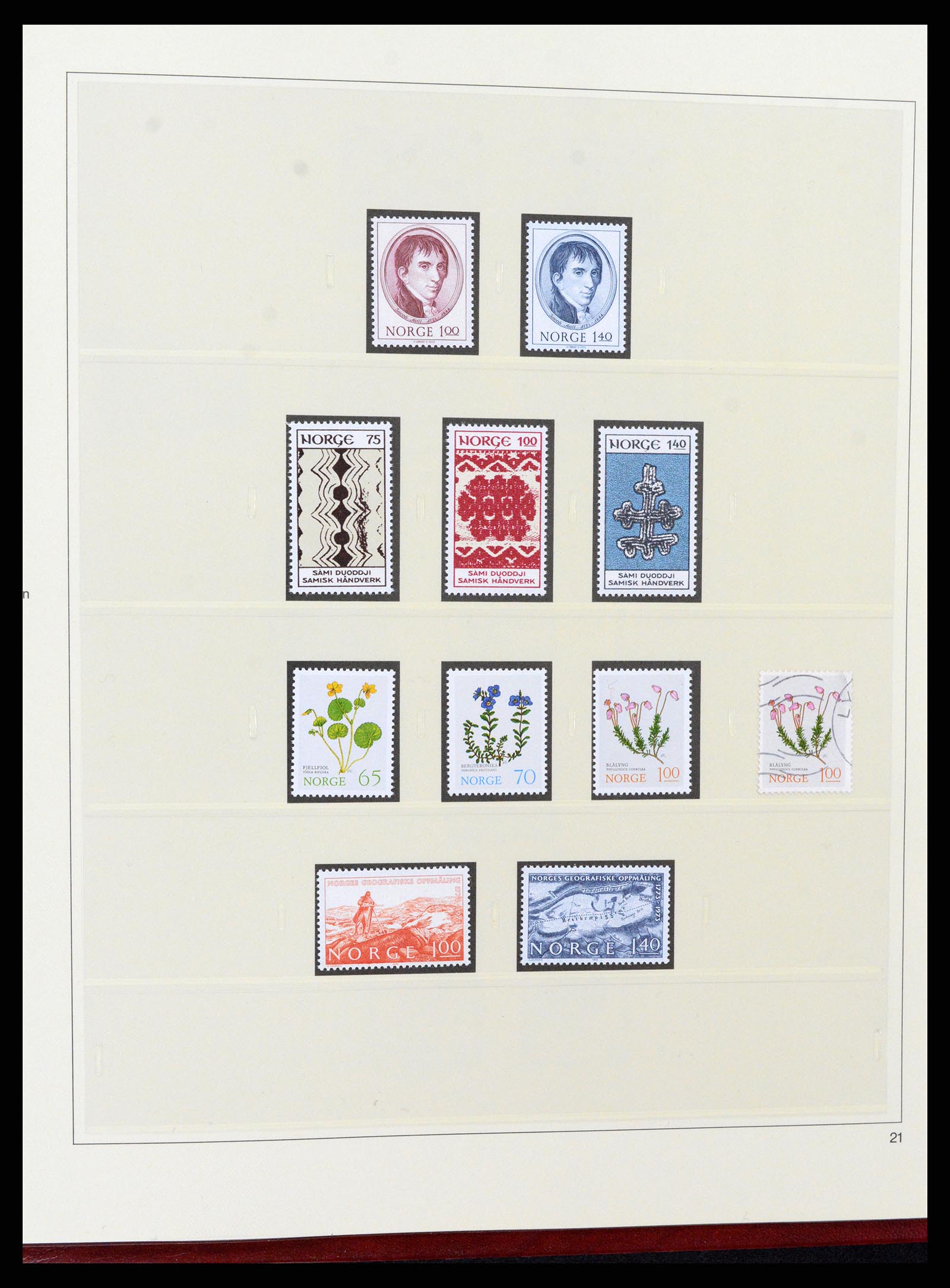 37517 035 - Postzegelverzameling 37517 Noorwegen 1936-2000.