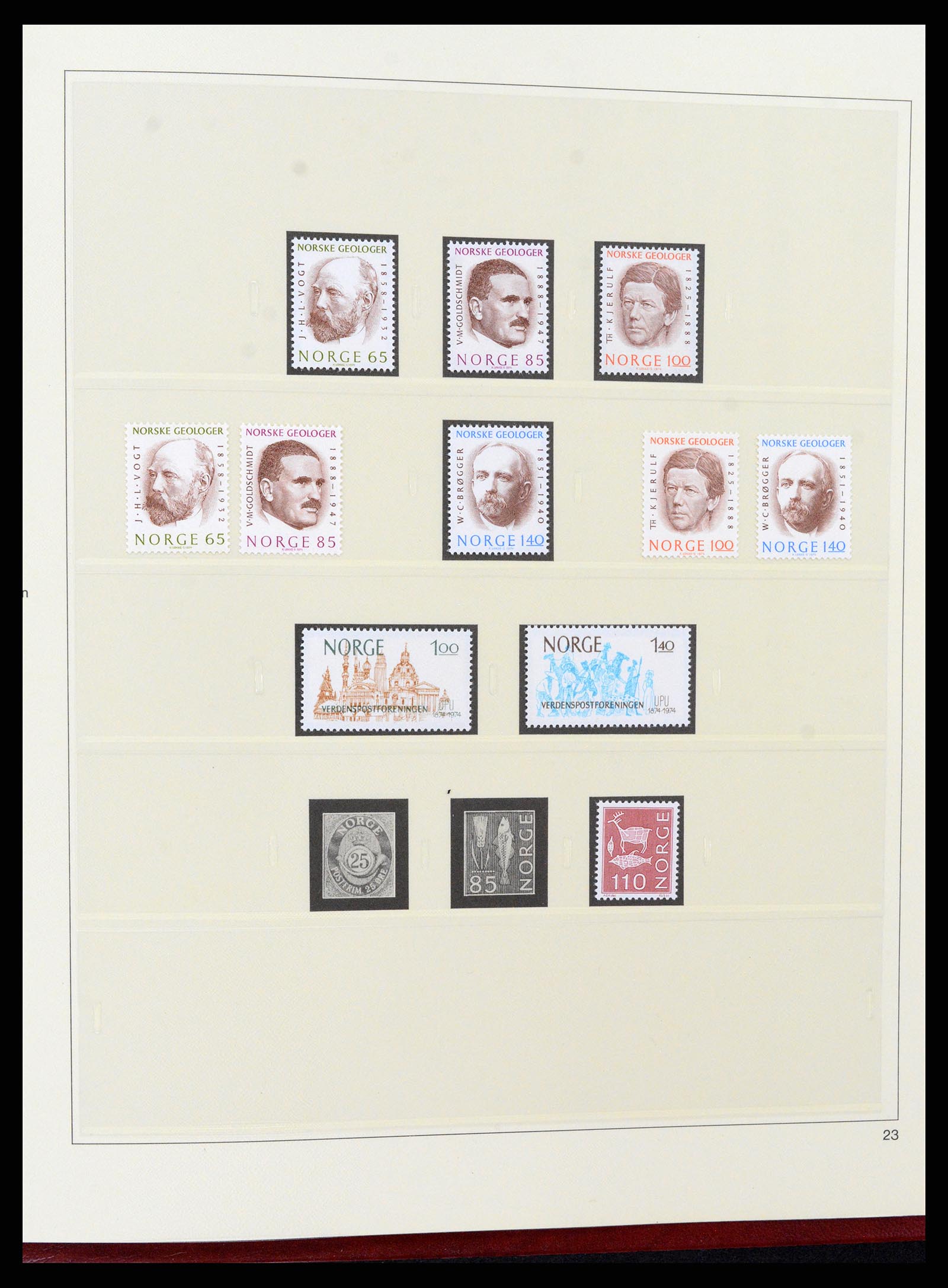 37517 037 - Postzegelverzameling 37517 Noorwegen 1936-2000.