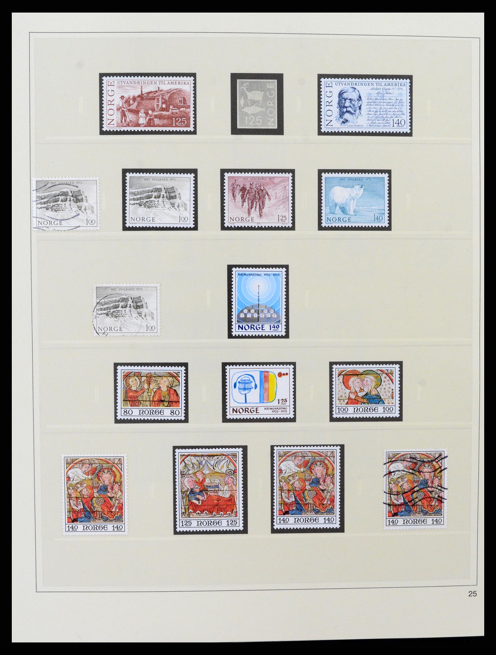 37517 039 - Postzegelverzameling 37517 Noorwegen 1936-2000.