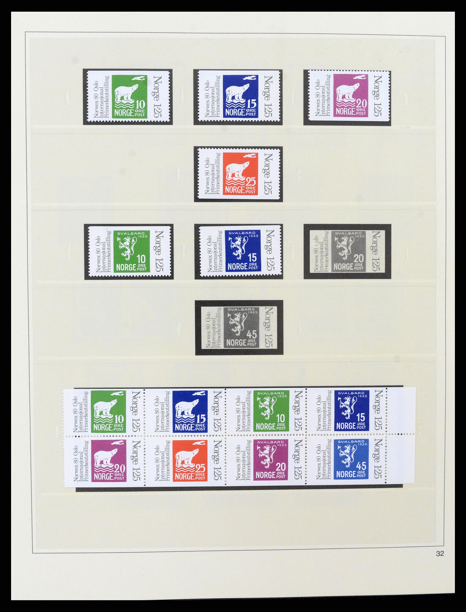 37517 046 - Postzegelverzameling 37517 Noorwegen 1936-2000.
