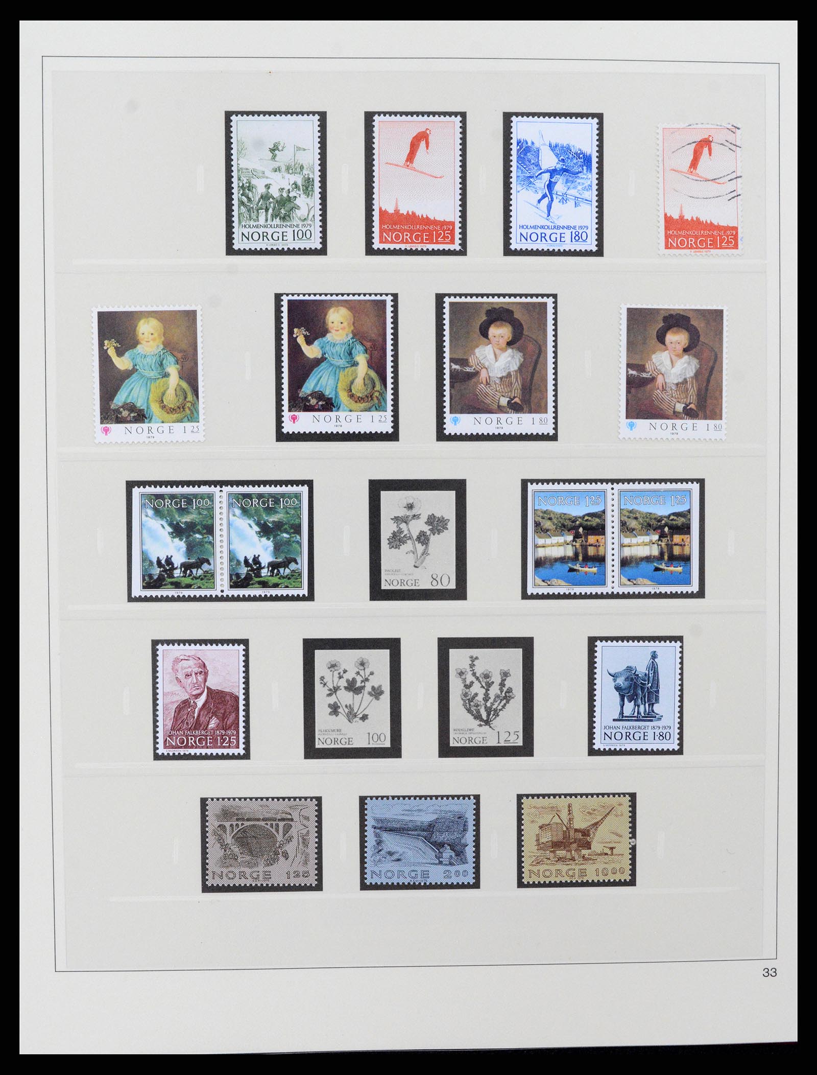 37517 047 - Postzegelverzameling 37517 Noorwegen 1936-2000.