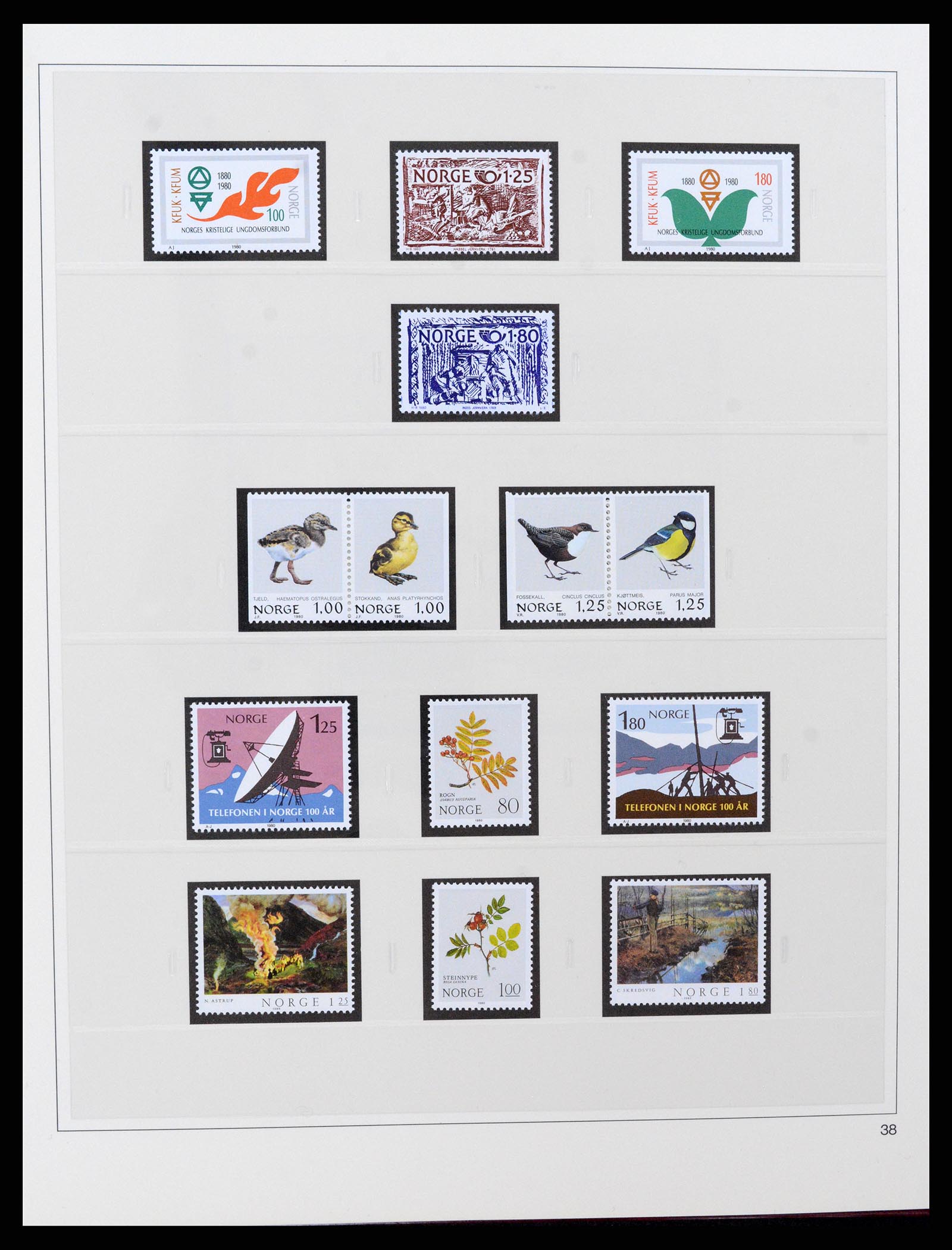 37517 049 - Postzegelverzameling 37517 Noorwegen 1936-2000.