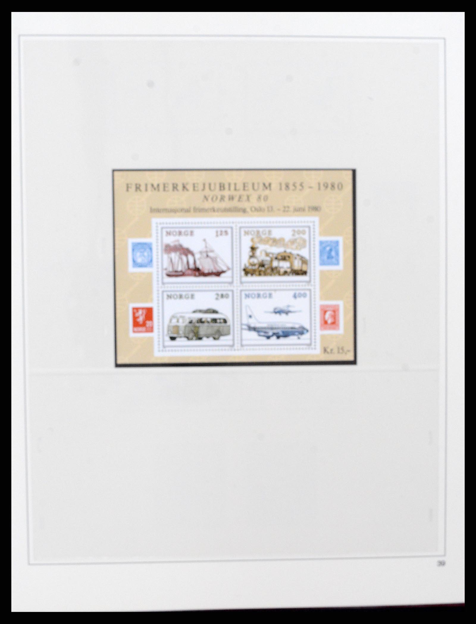 37517 050 - Postzegelverzameling 37517 Noorwegen 1936-2000.