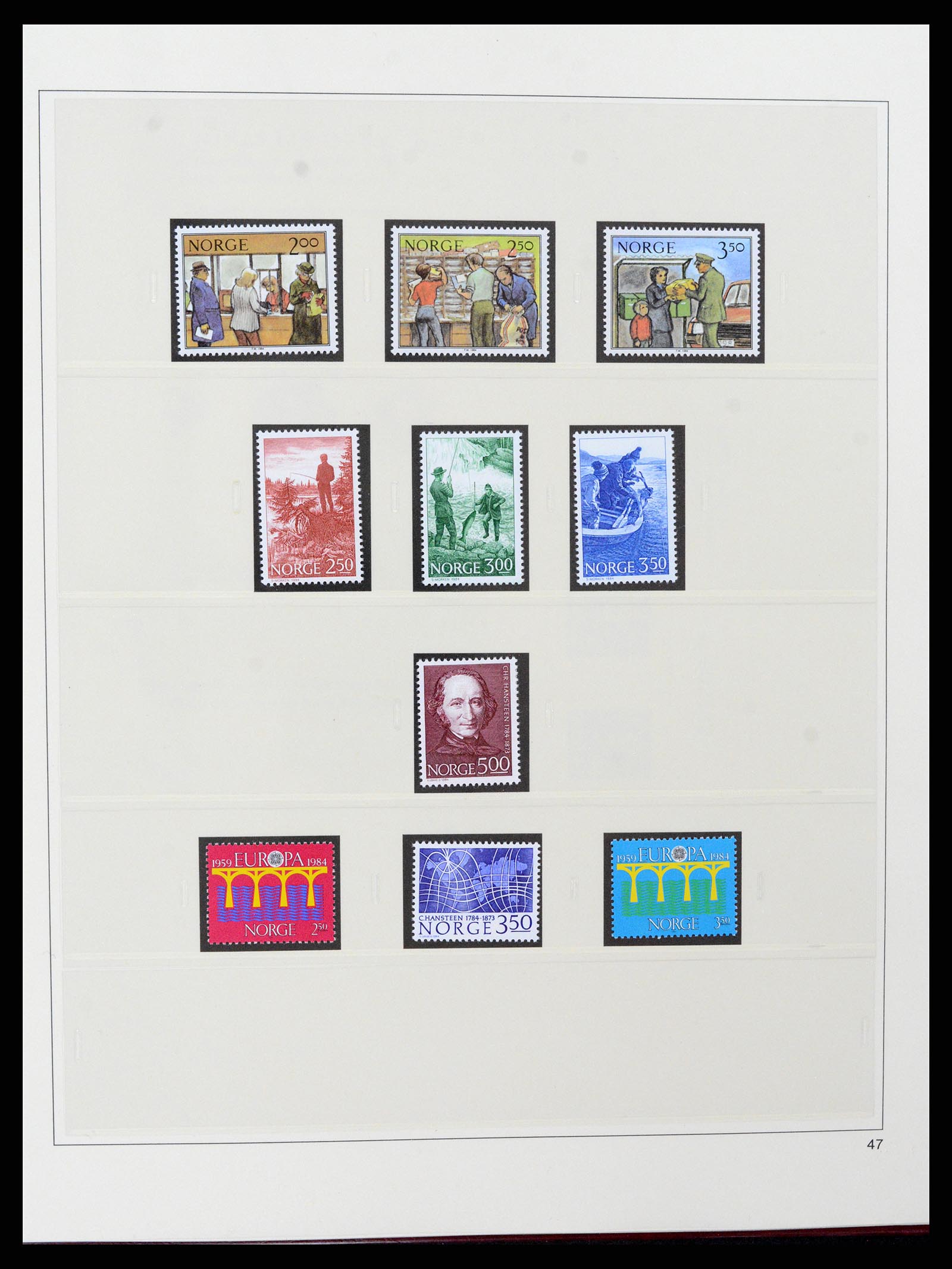 37517 060 - Postzegelverzameling 37517 Noorwegen 1936-2000.