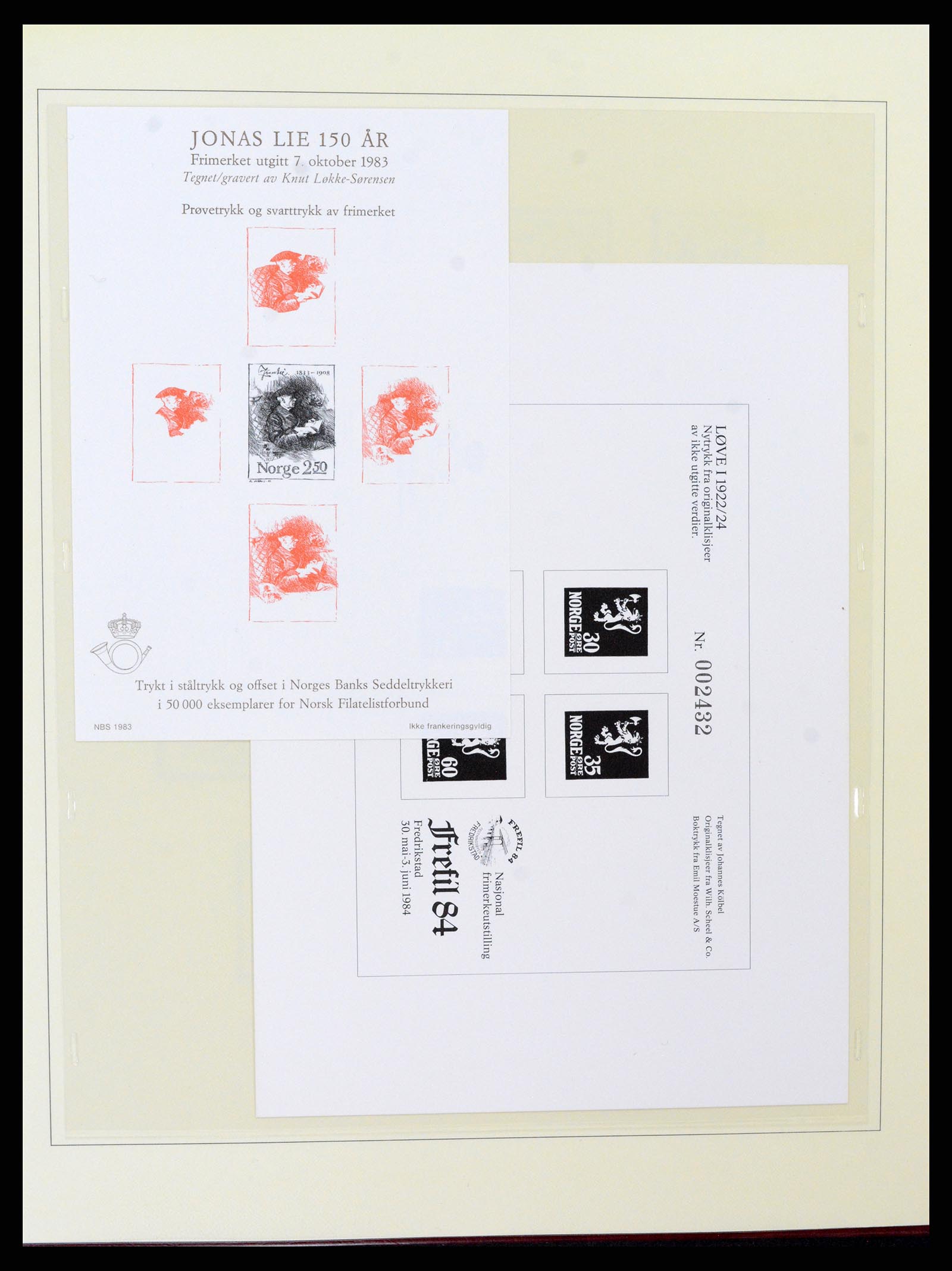 37517 061 - Postzegelverzameling 37517 Noorwegen 1936-2000.