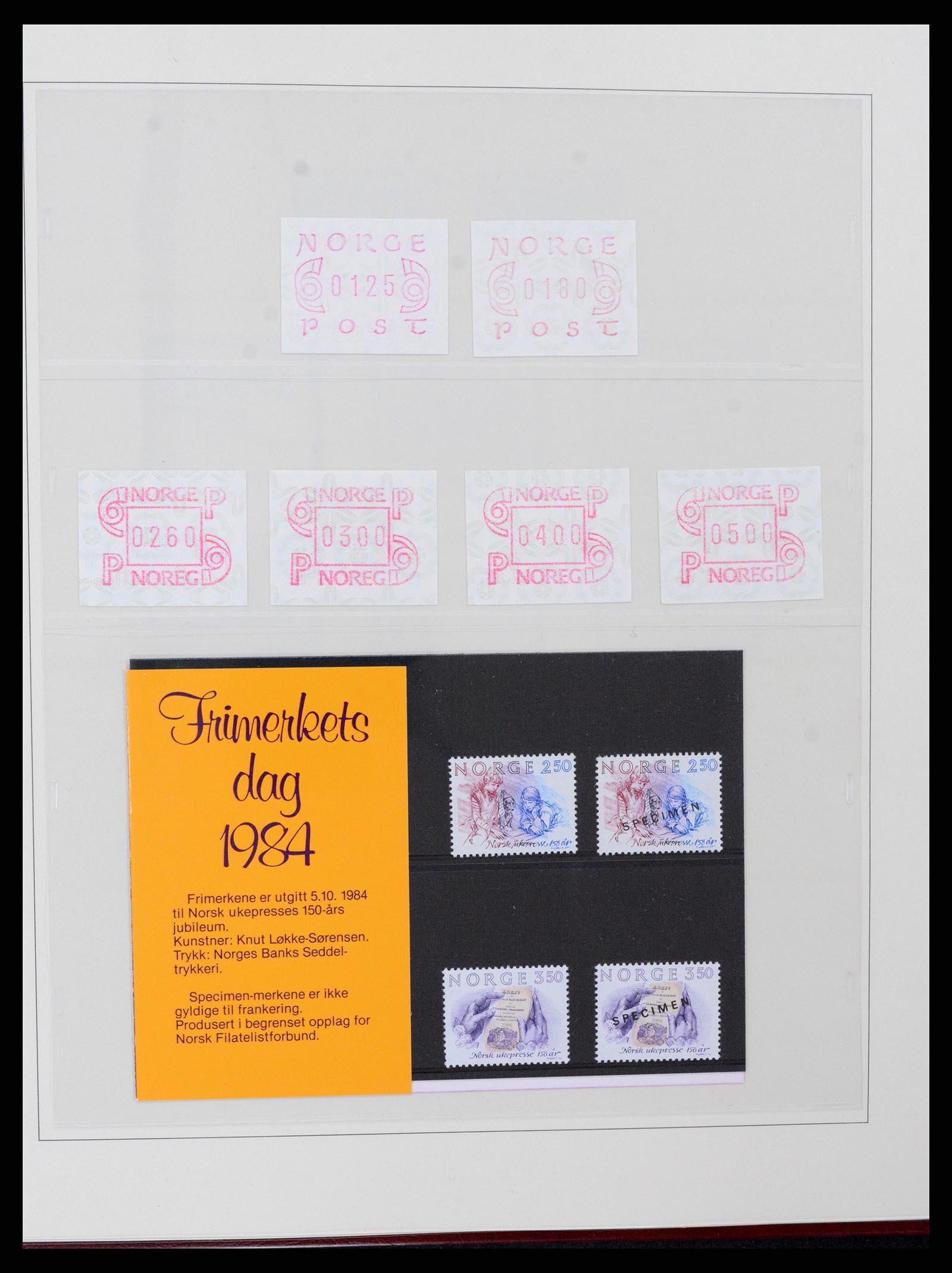 37517 063 - Postzegelverzameling 37517 Noorwegen 1936-2000.