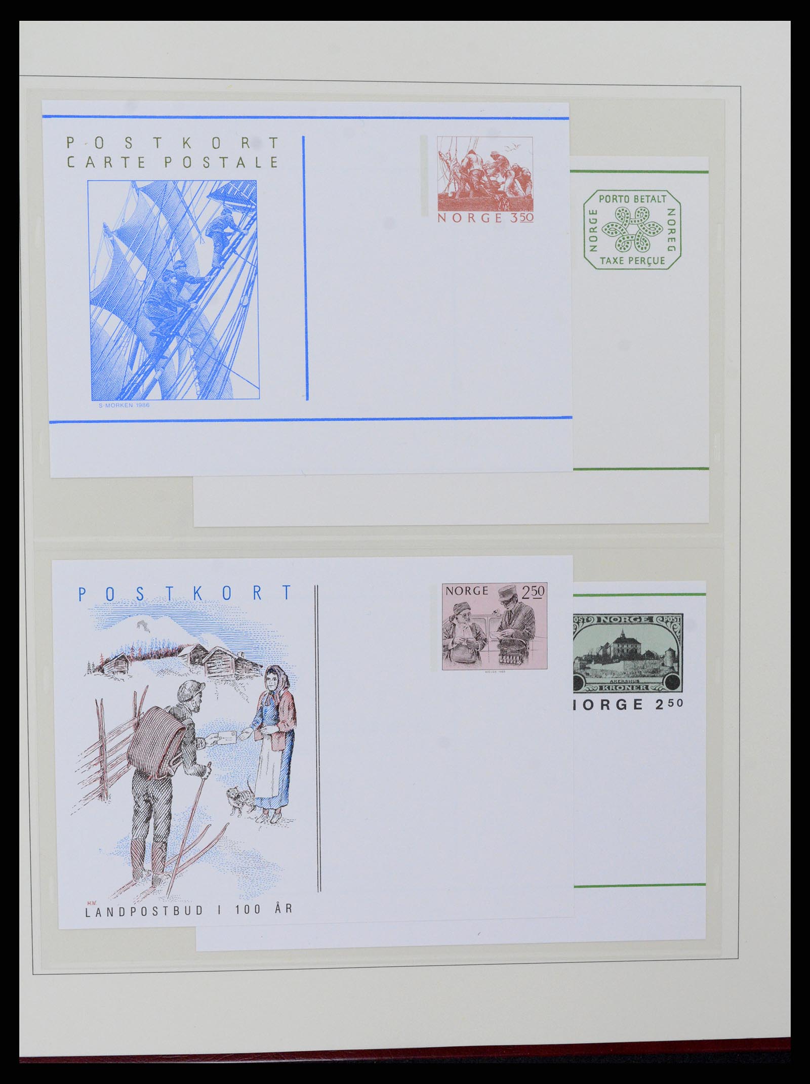 37517 066 - Postzegelverzameling 37517 Noorwegen 1936-2000.